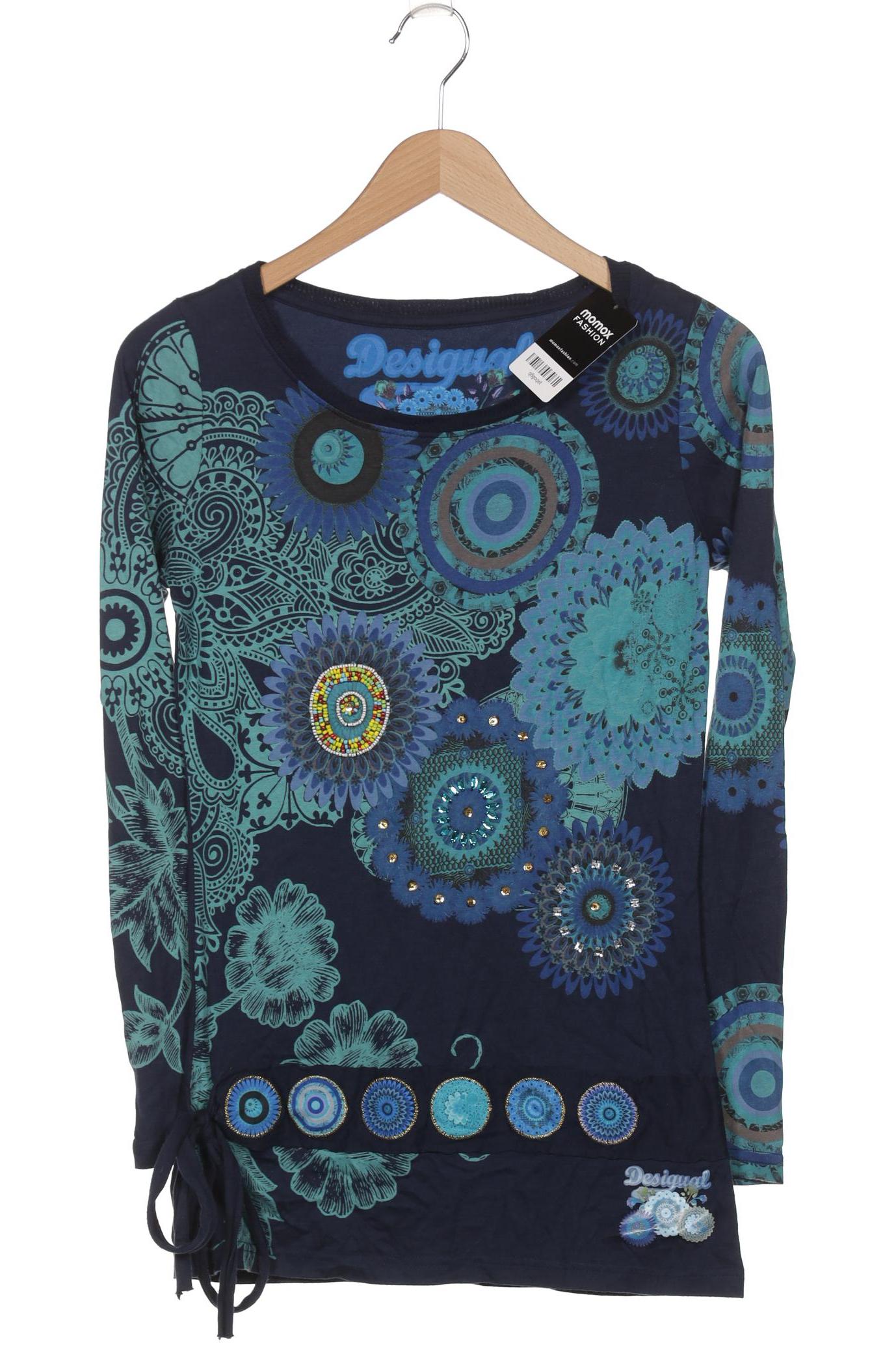 

Desigual Damen Langarmshirt, marineblau, Gr. 36