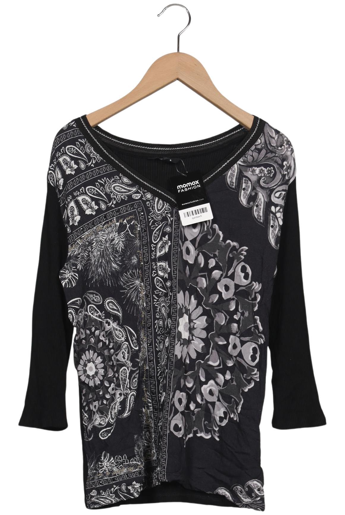

Desigual Damen Langarmshirt, schwarz, Gr. 38