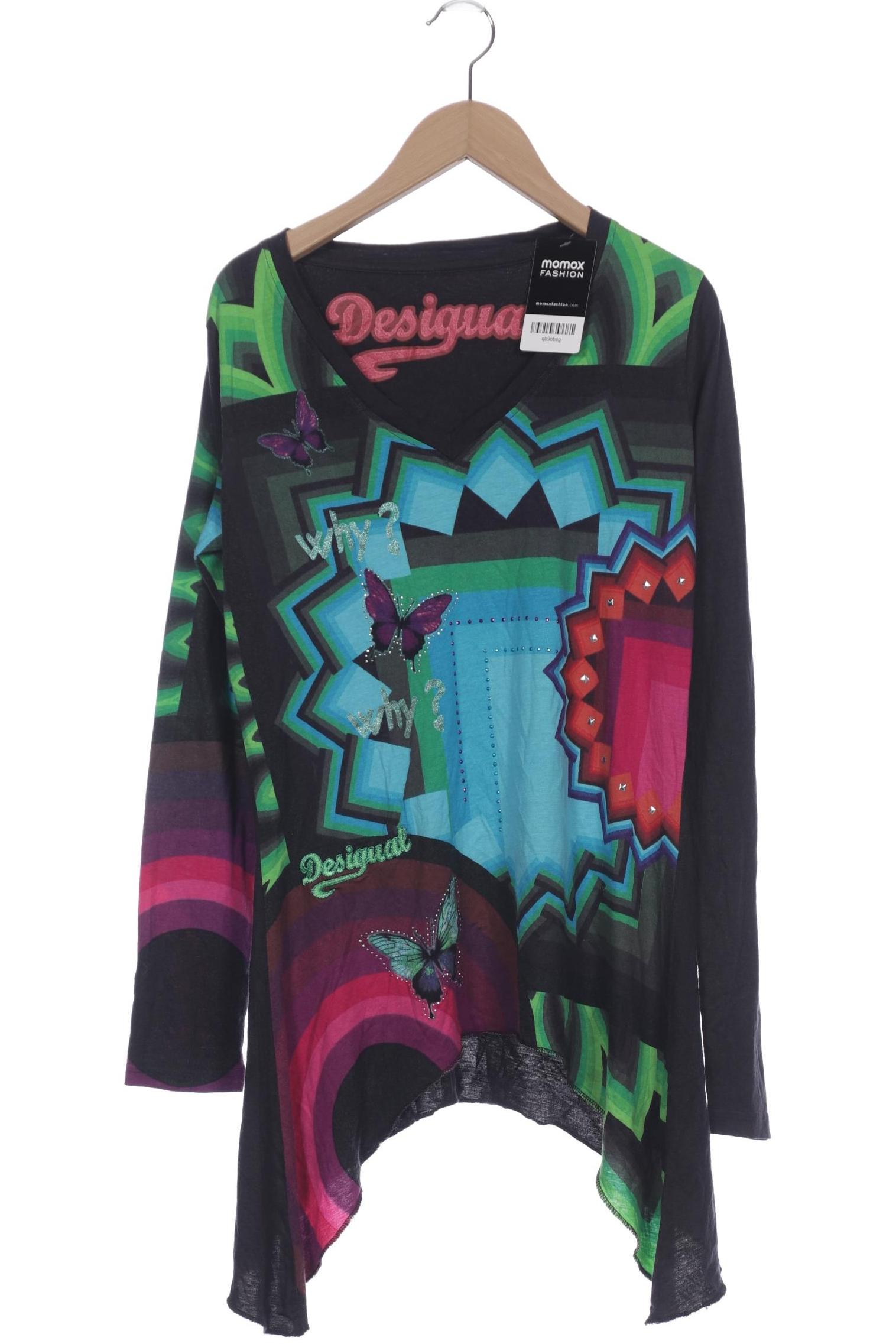 

Desigual Damen Langarmshirt, mehrfarbig, Gr. 38