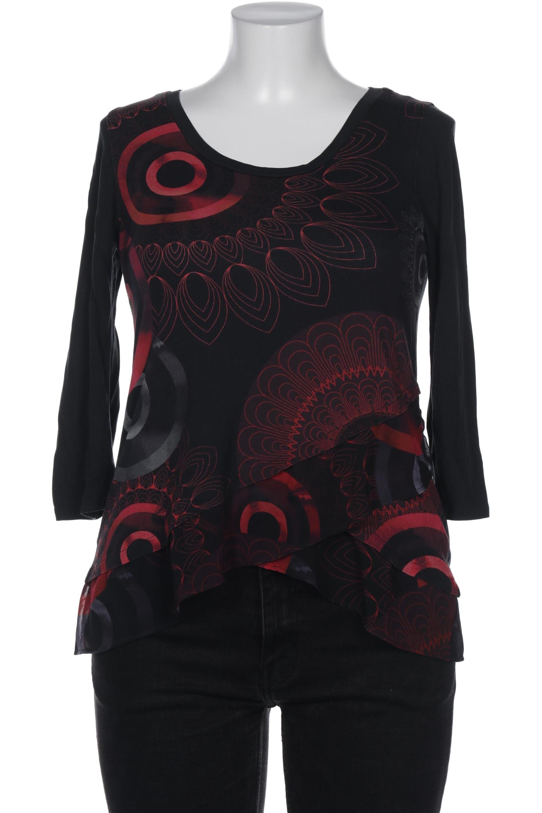

Desigual Damen Langarmshirt, schwarz, Gr. 38