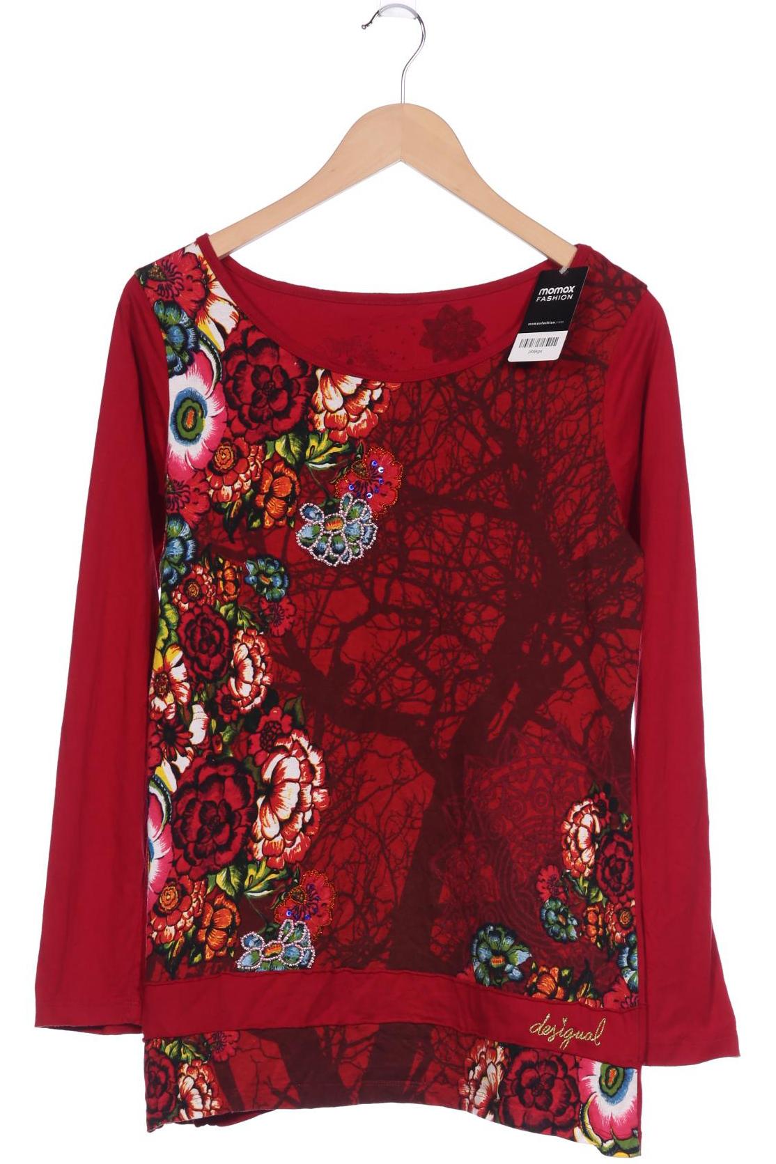

Desigual Damen Langarmshirt, rot, Gr. 44