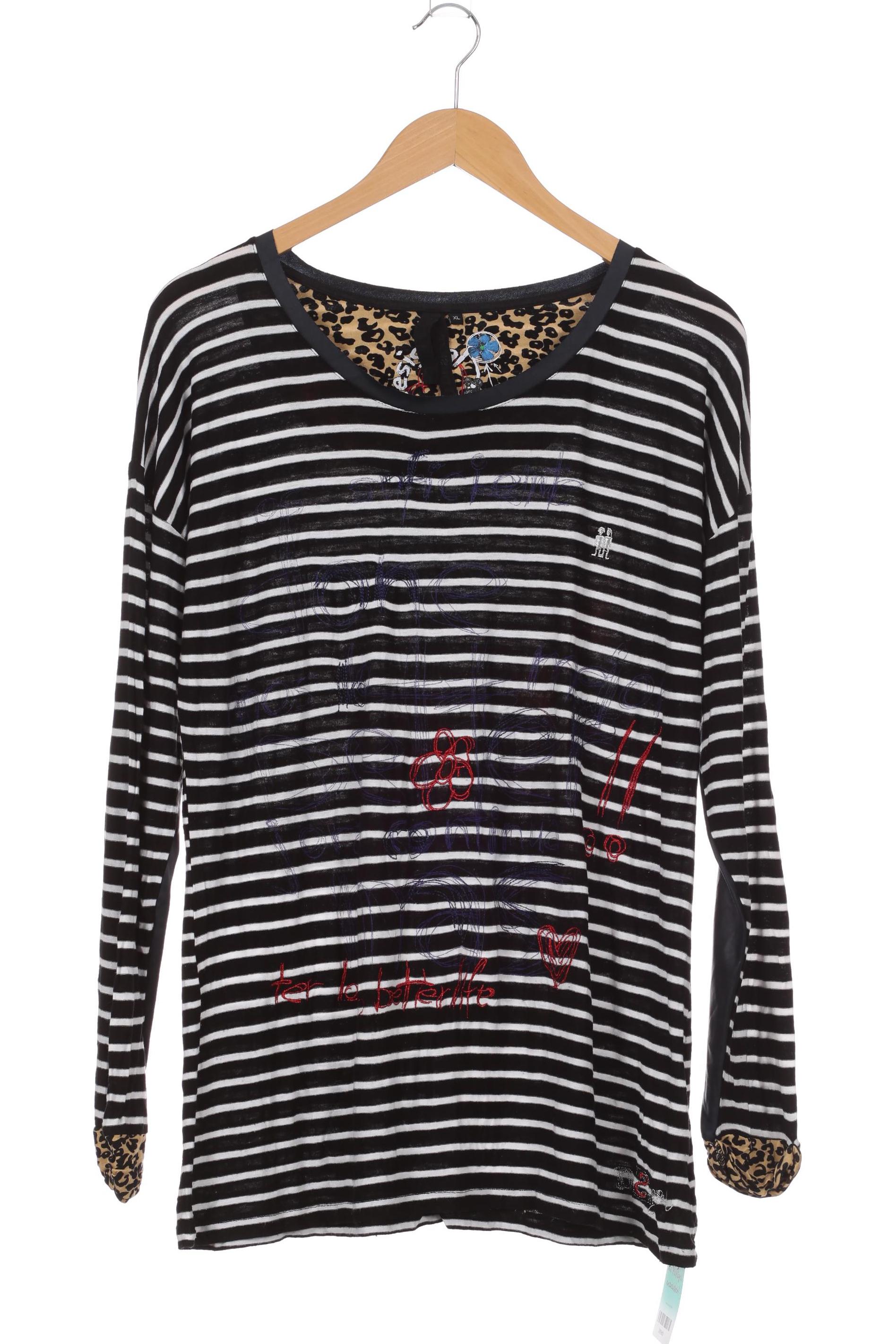 

Desigual Damen Langarmshirt, schwarz, Gr. 44