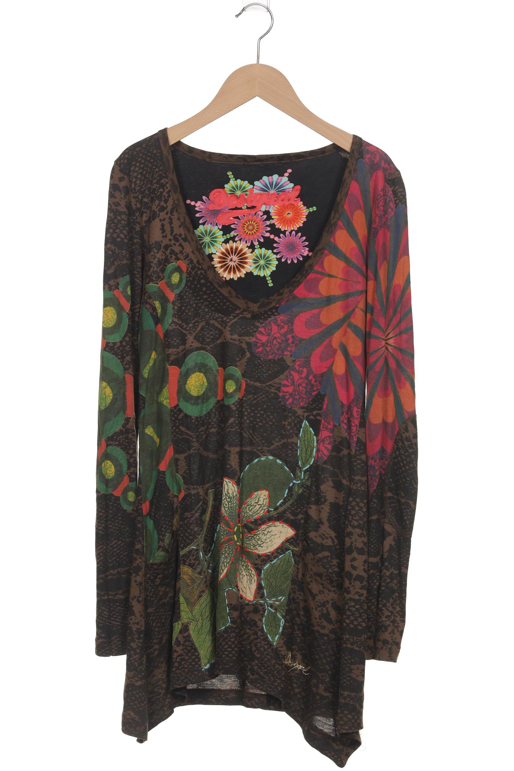

Desigual Damen Langarmshirt, braun, Gr. 38