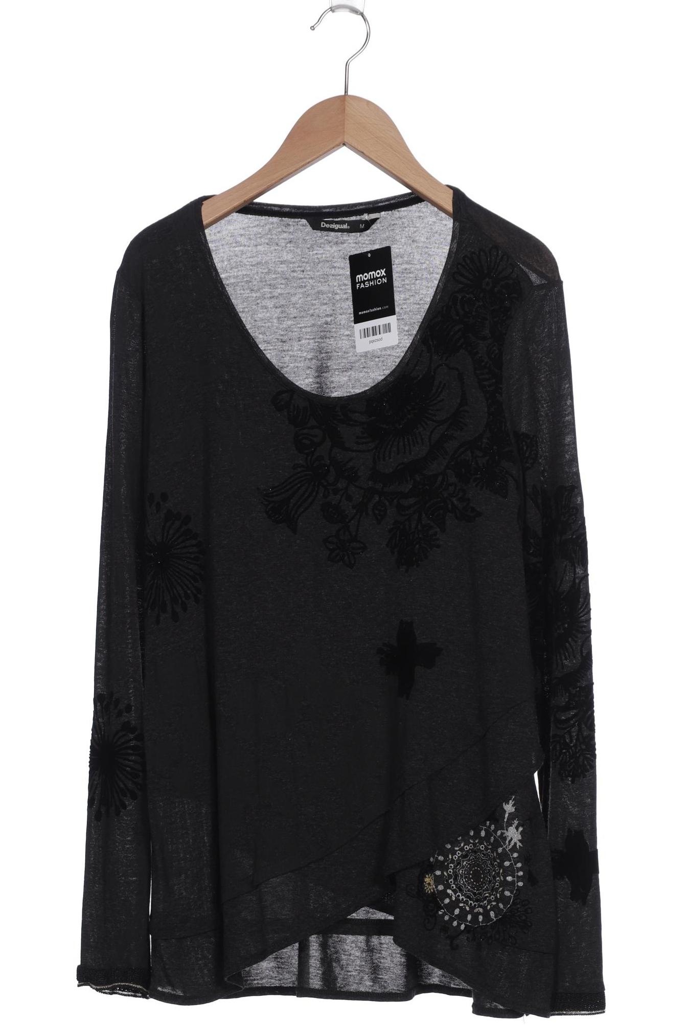 

Desigual Damen Langarmshirt, schwarz, Gr. 38