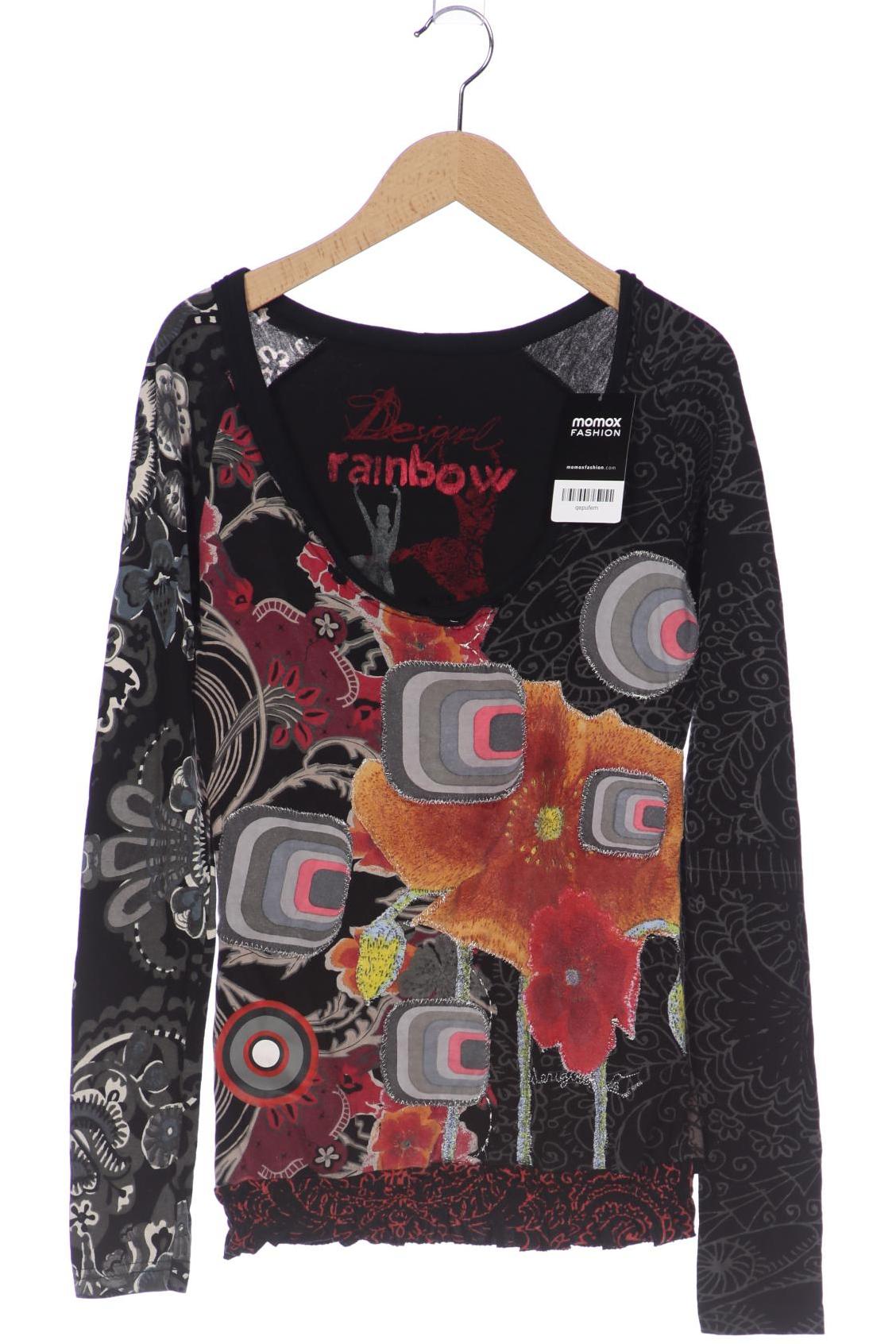 

Desigual Damen Langarmshirt, mehrfarbig, Gr. 34