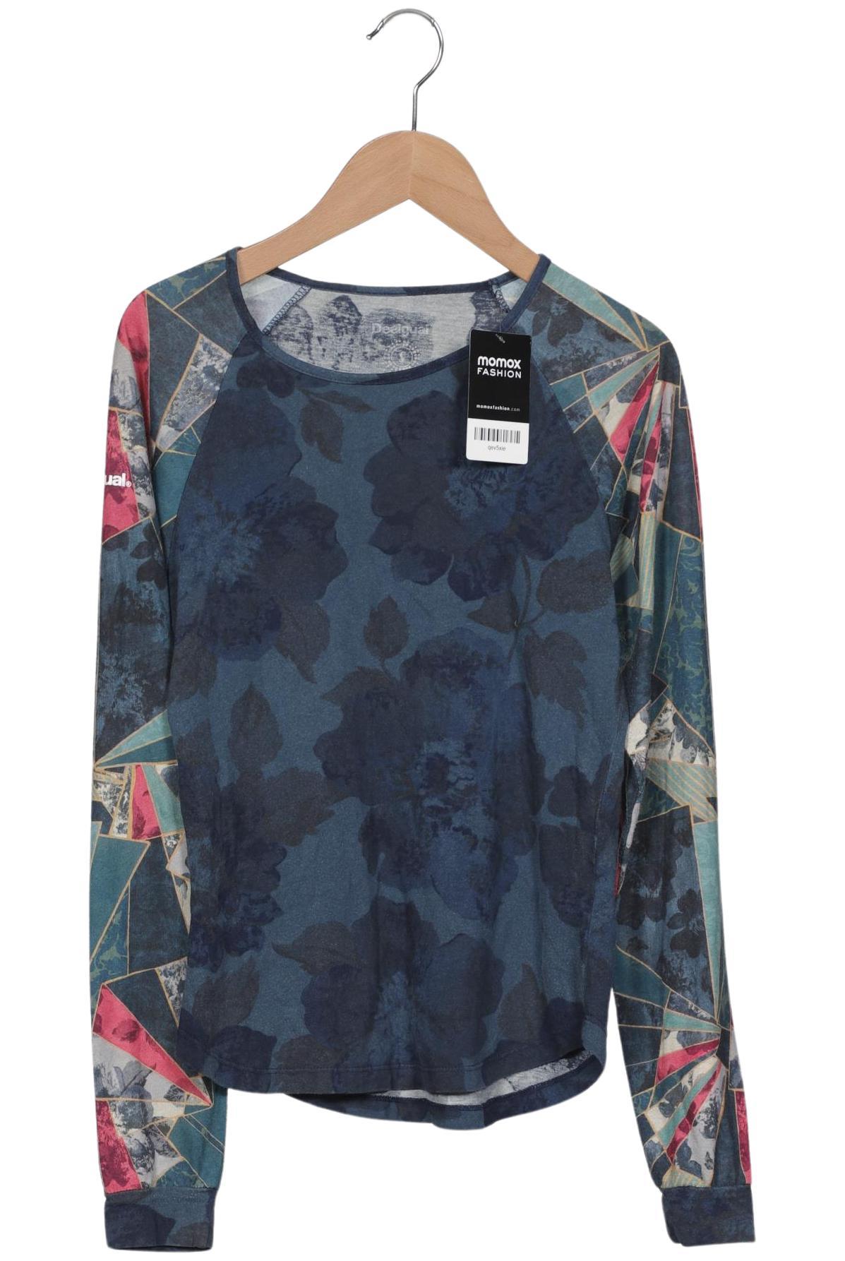 

Desigual Damen Langarmshirt, marineblau, Gr. 36