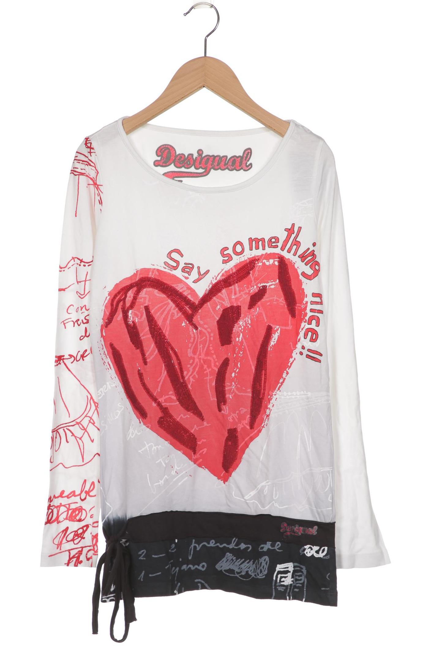 

Desigual Damen Langarmshirt, grau, Gr. 34