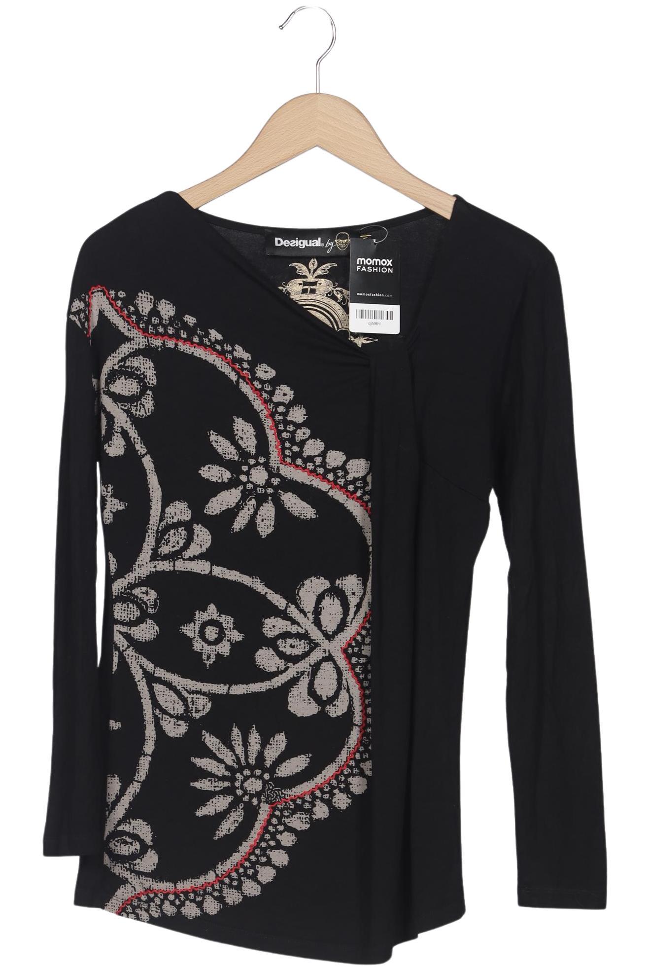 

Desigual Damen Langarmshirt, schwarz, Gr. 38