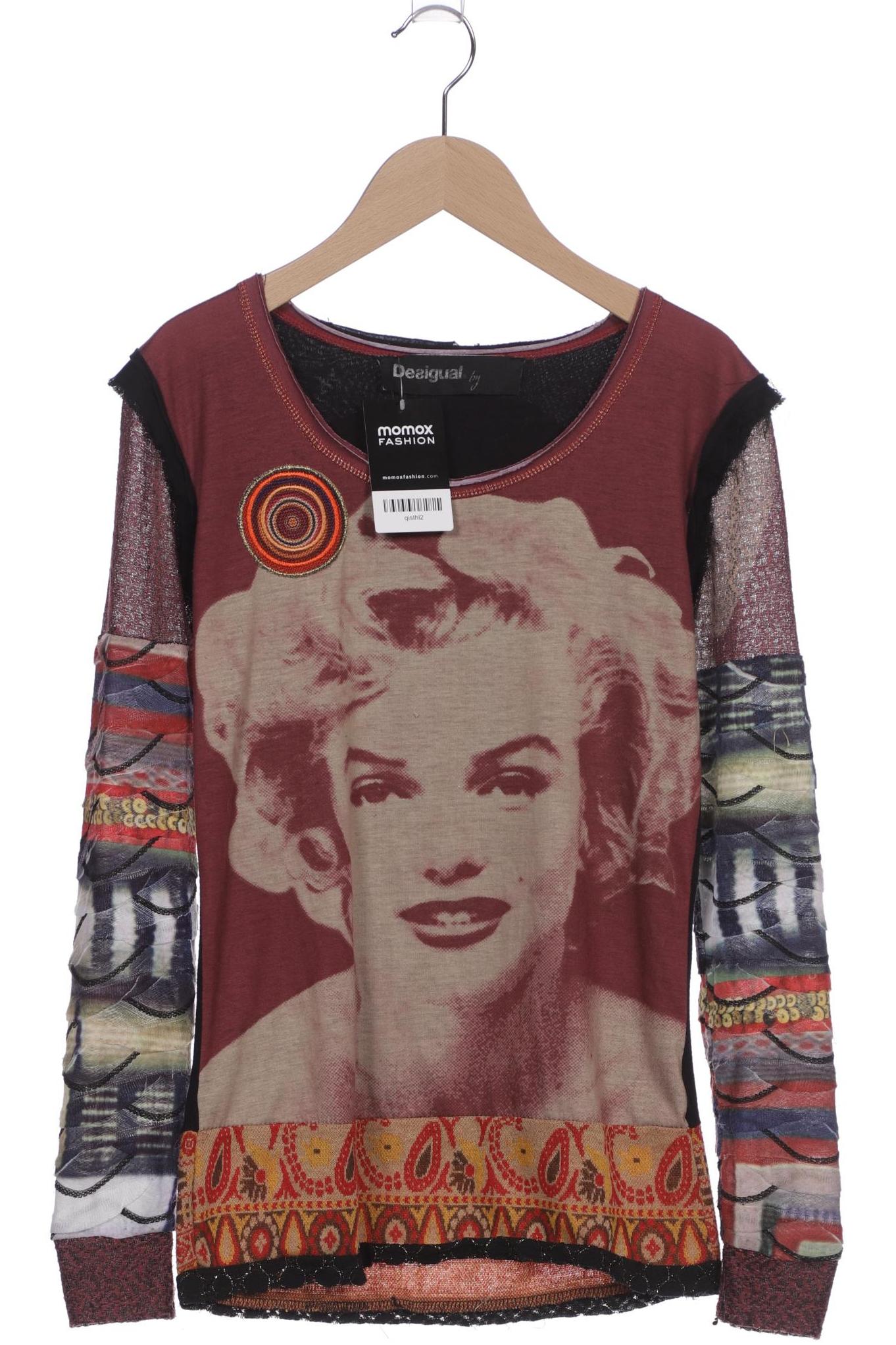 

Desigual Damen Langarmshirt, mehrfarbig, Gr. 38