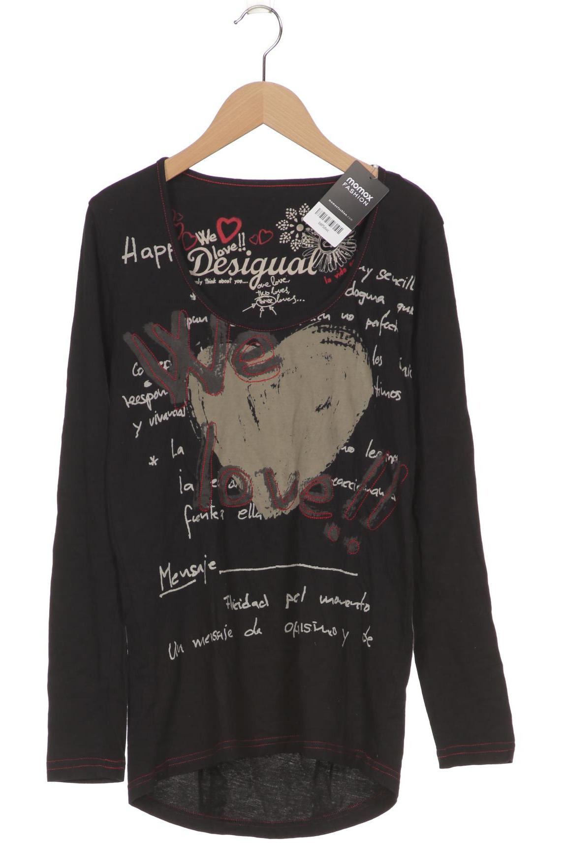 

Desigual Damen Langarmshirt, schwarz, Gr. 38