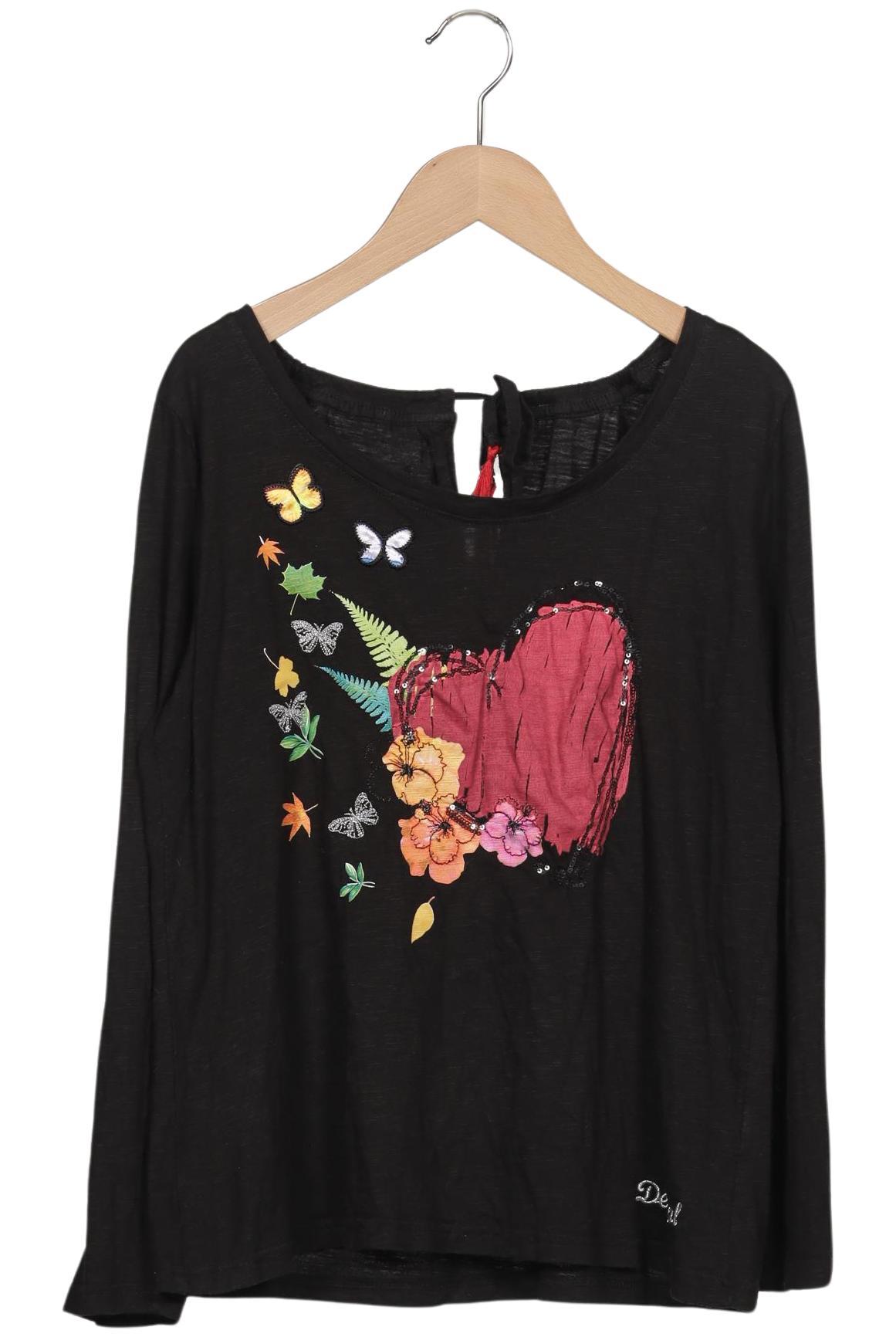 

Desigual Damen Langarmshirt, schwarz, Gr. 44