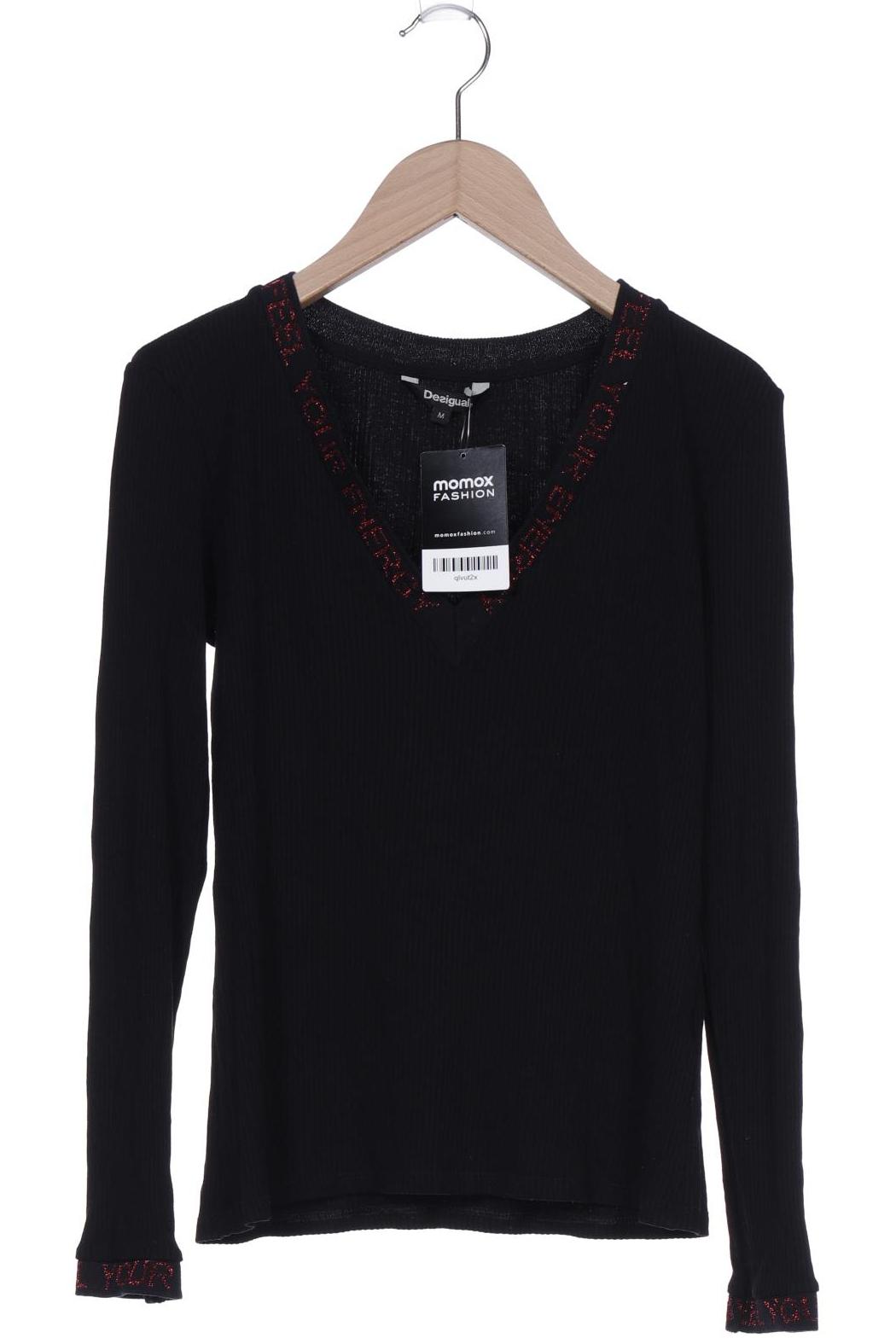 

Desigual Damen Langarmshirt, schwarz, Gr. 38