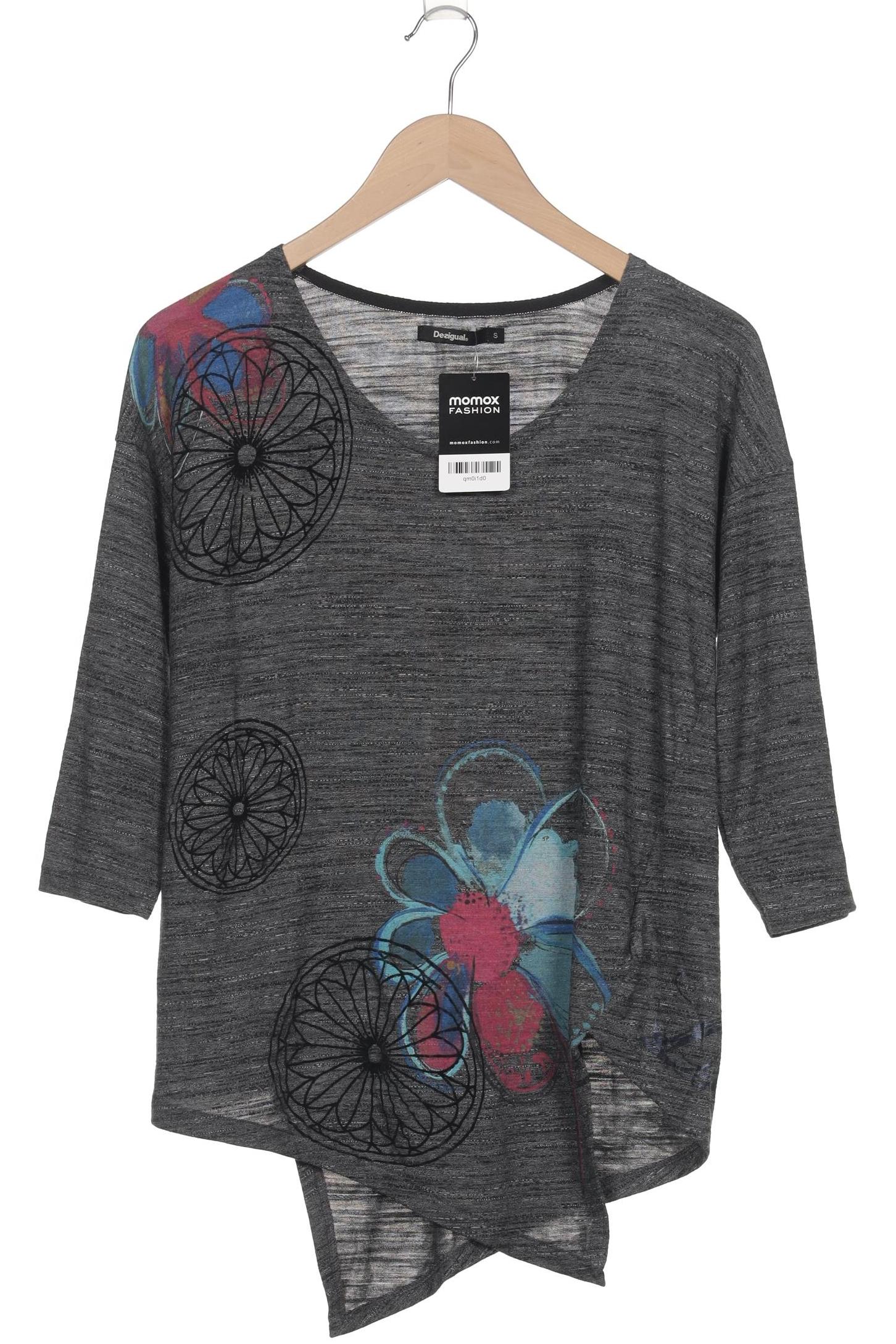 

Desigual Damen Langarmshirt, grau, Gr. 36