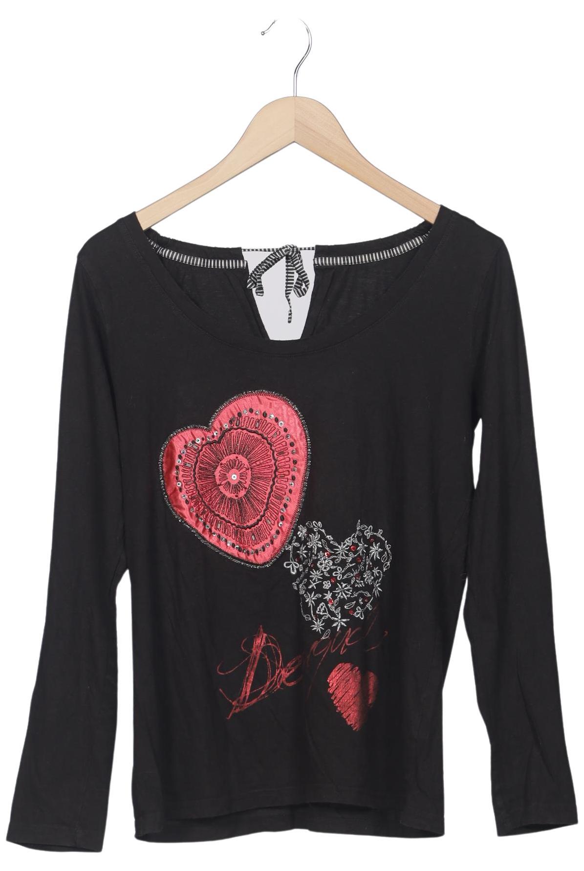 

Desigual Damen Langarmshirt, schwarz, Gr. 44