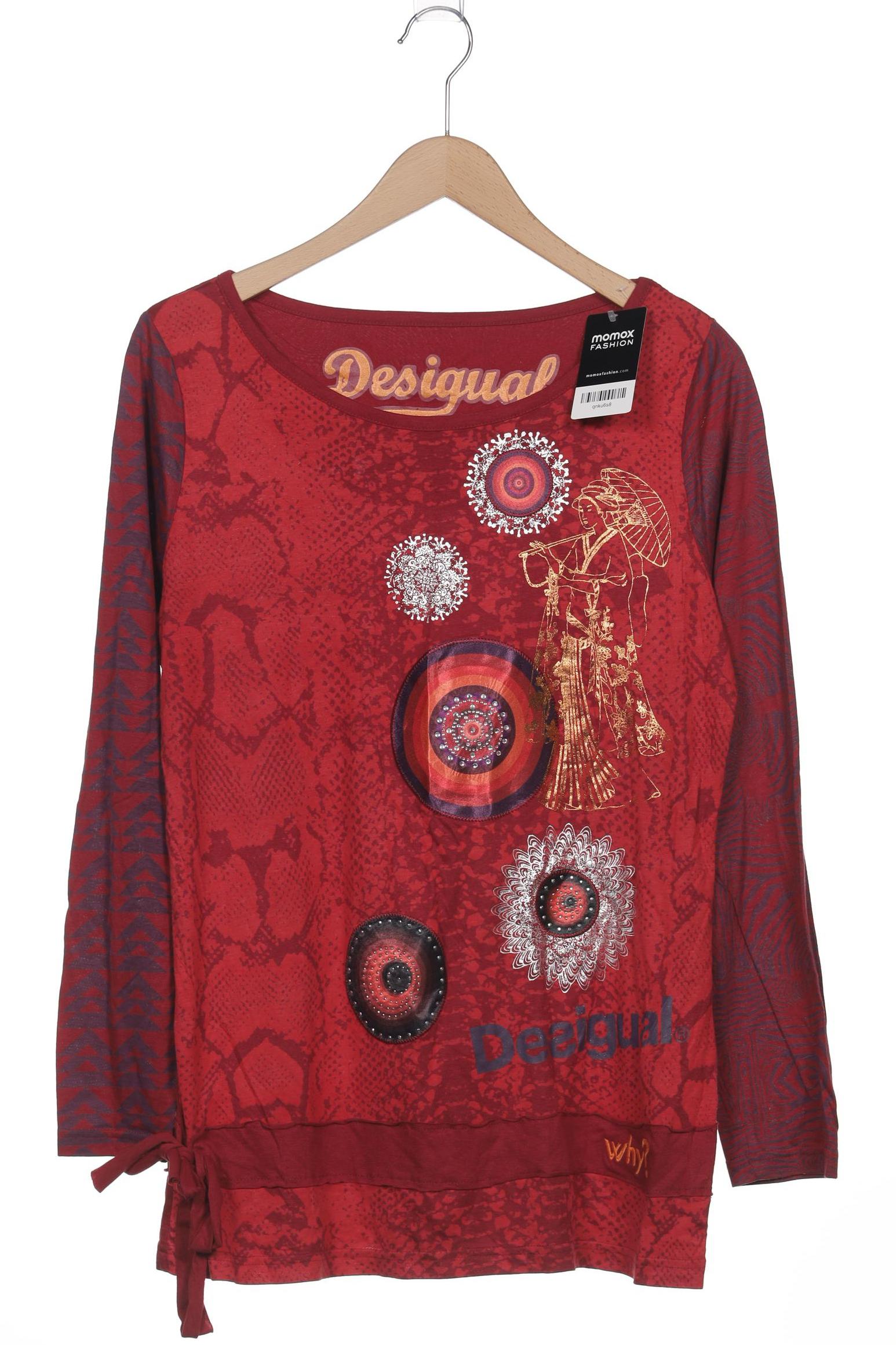 

Desigual Damen Langarmshirt, rot, Gr. 44