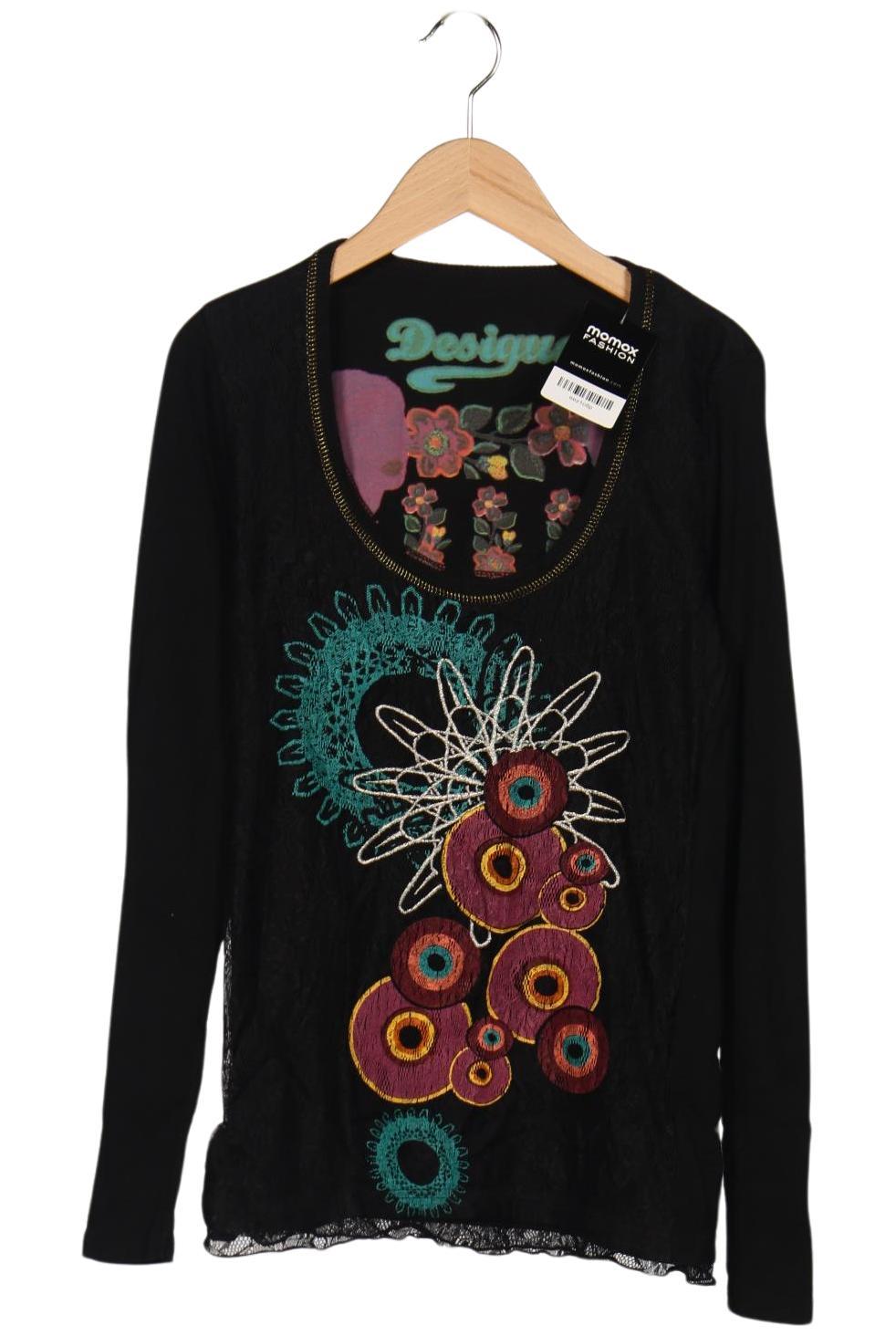 

Desigual Damen Langarmshirt, schwarz, Gr. 36