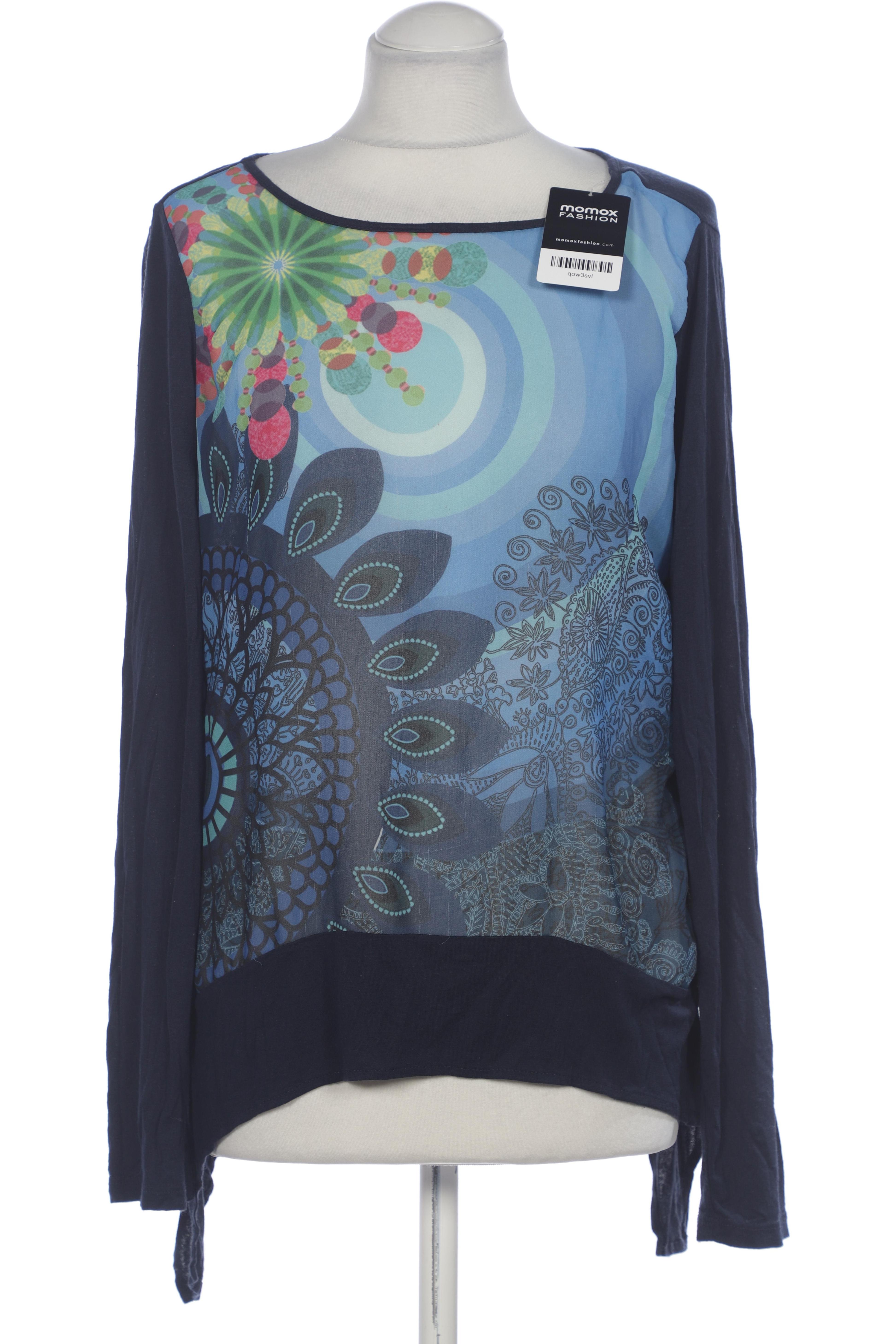 

Desigual Damen Langarmshirt, marineblau, Gr. 36