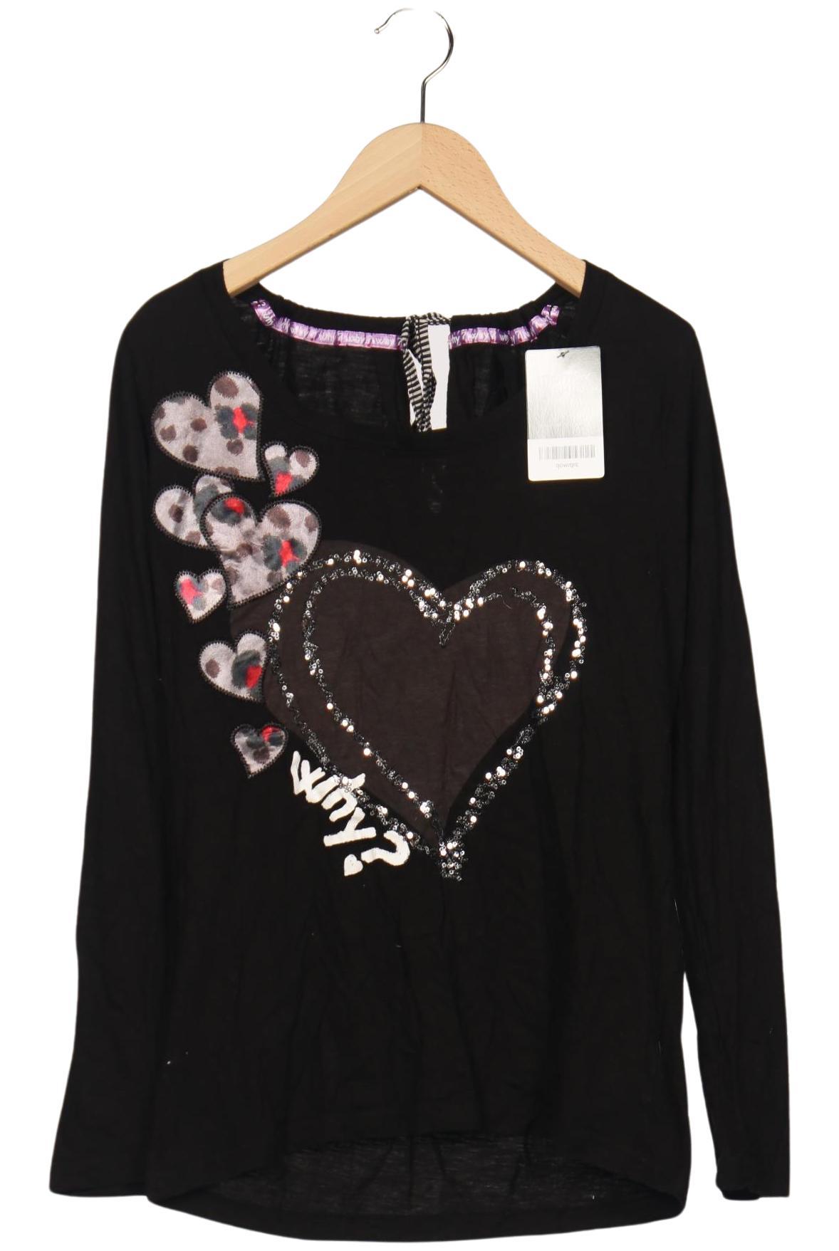 

Desigual Damen Langarmshirt, schwarz, Gr. 38