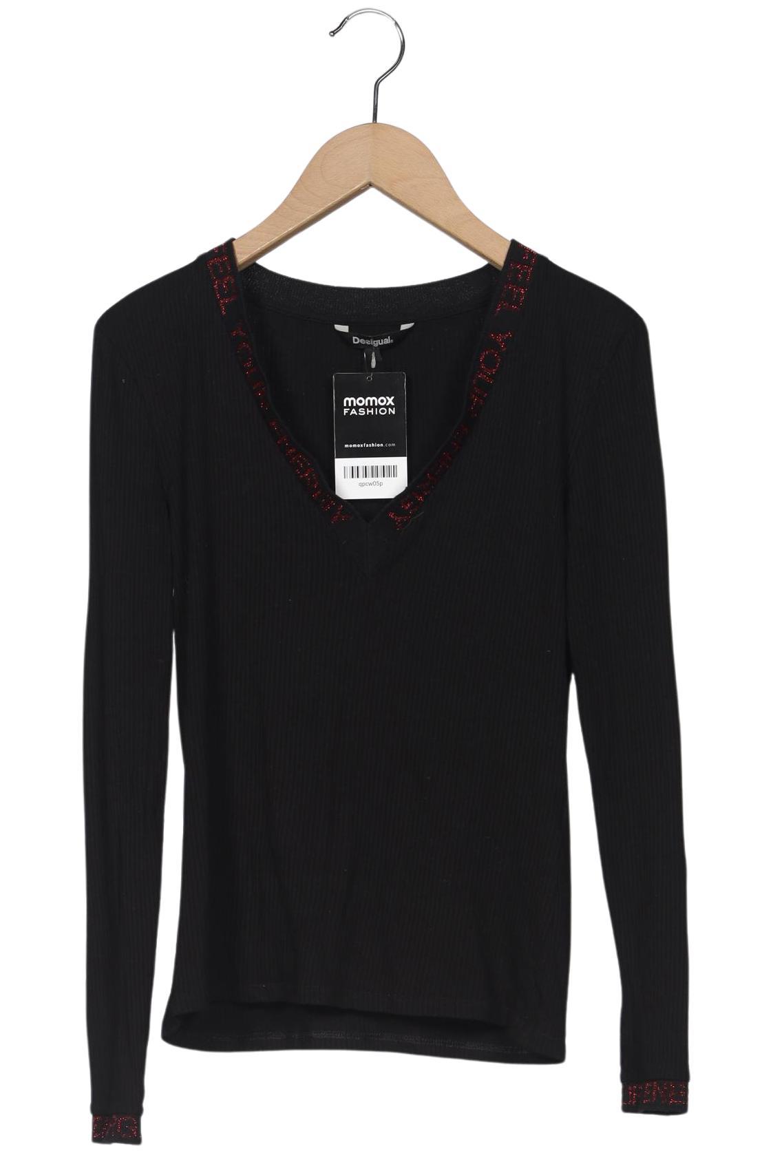 

Desigual Damen Langarmshirt, schwarz, Gr. 36