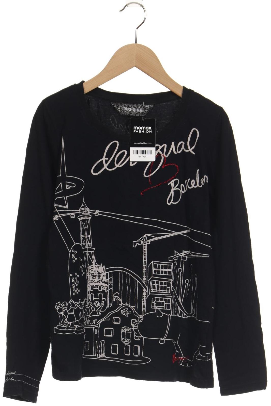 

Desigual Damen Langarmshirt, schwarz, Gr. 38