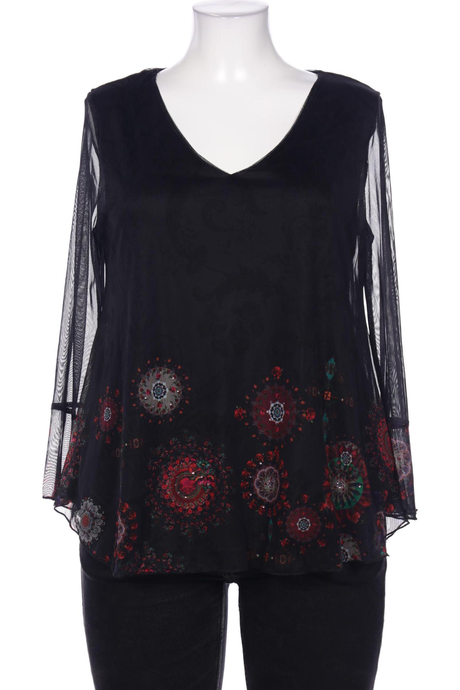 

Desigual Damen Langarmshirt, schwarz, Gr. 44