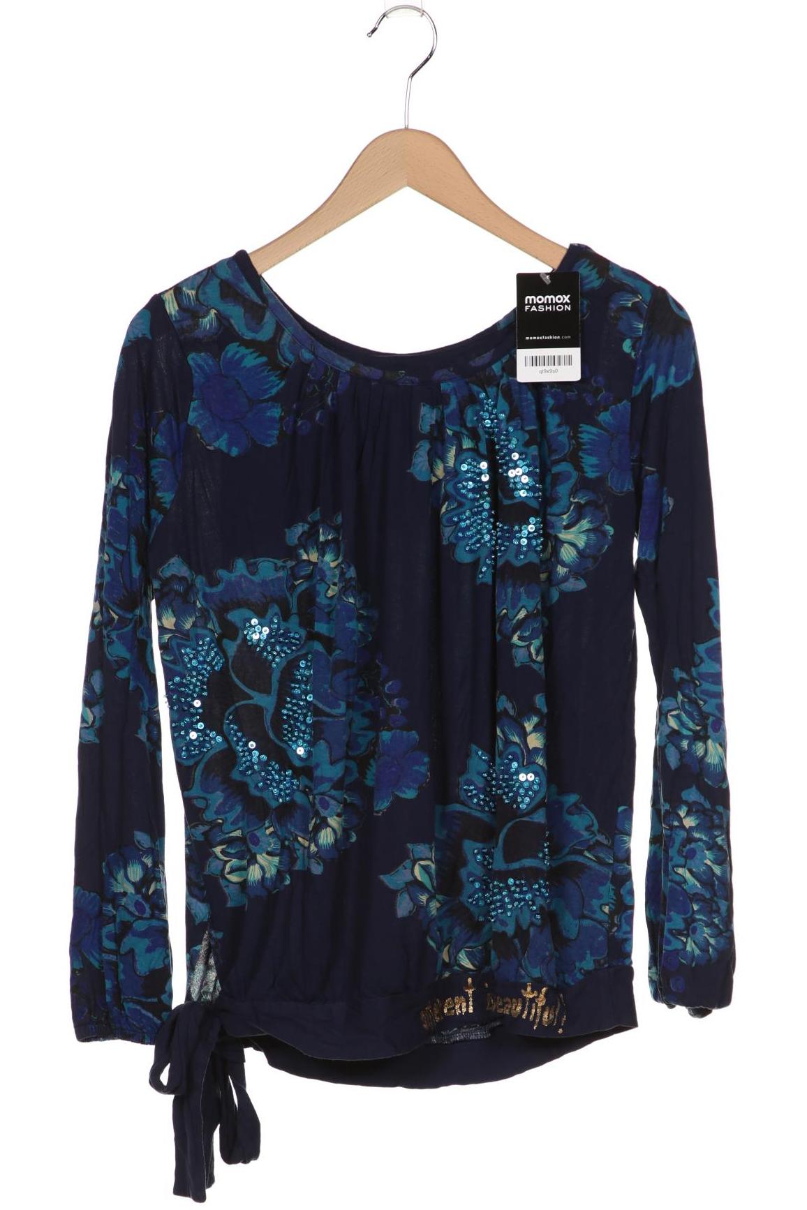 

Desigual Damen Langarmshirt, marineblau