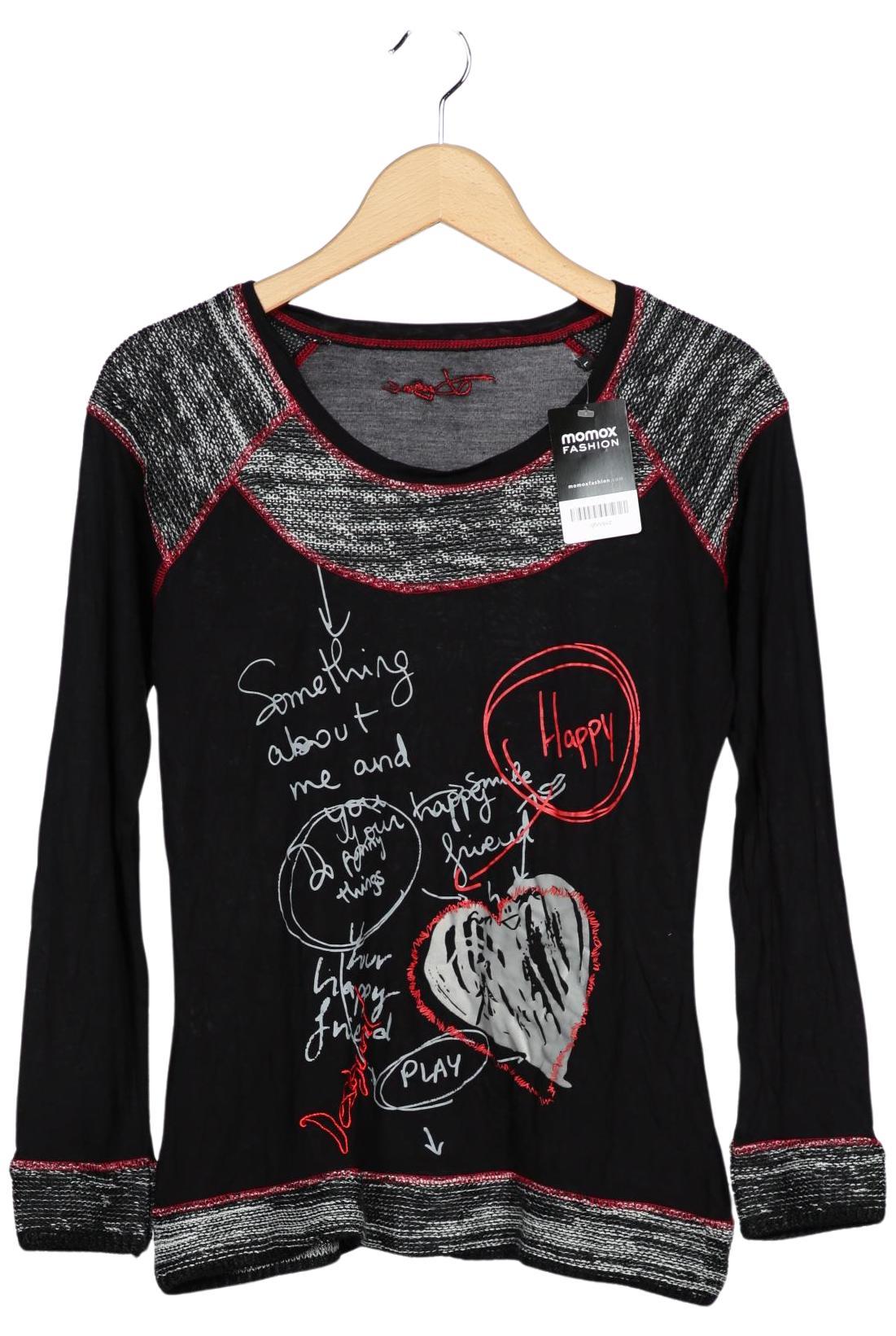 

Desigual Damen Langarmshirt, schwarz, Gr. 42