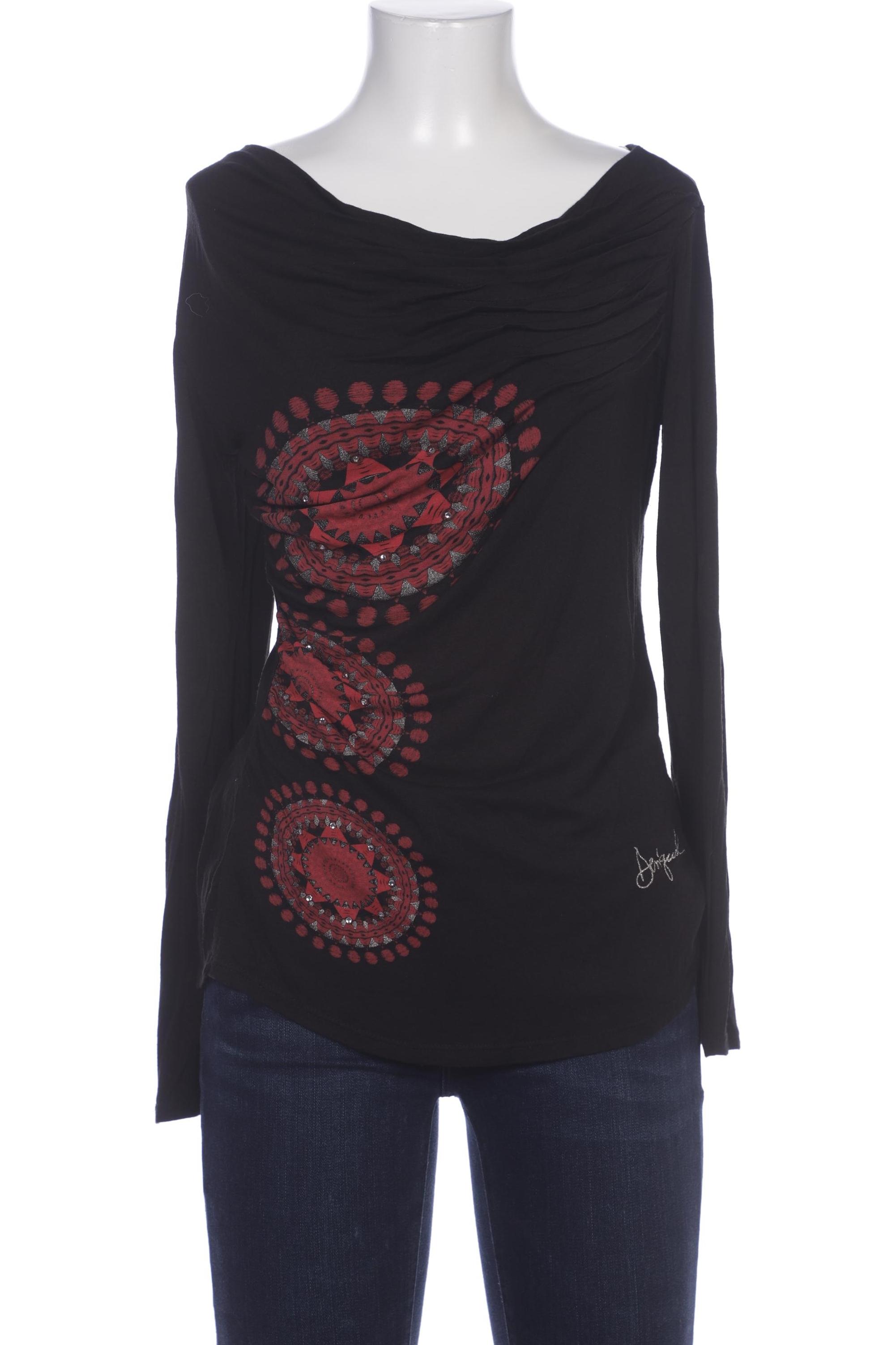 

Desigual Damen Langarmshirt, schwarz, Gr. 38