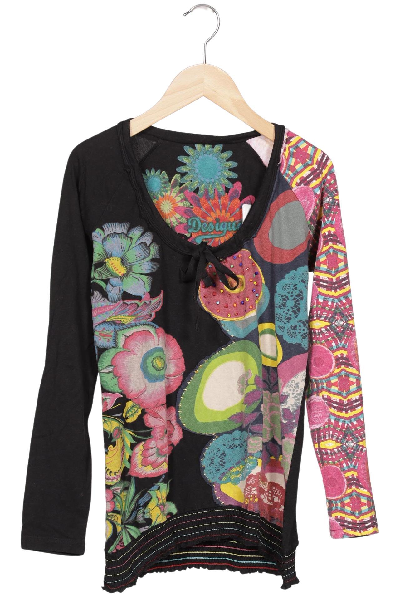 

Desigual Damen Langarmshirt, schwarz, Gr. 38