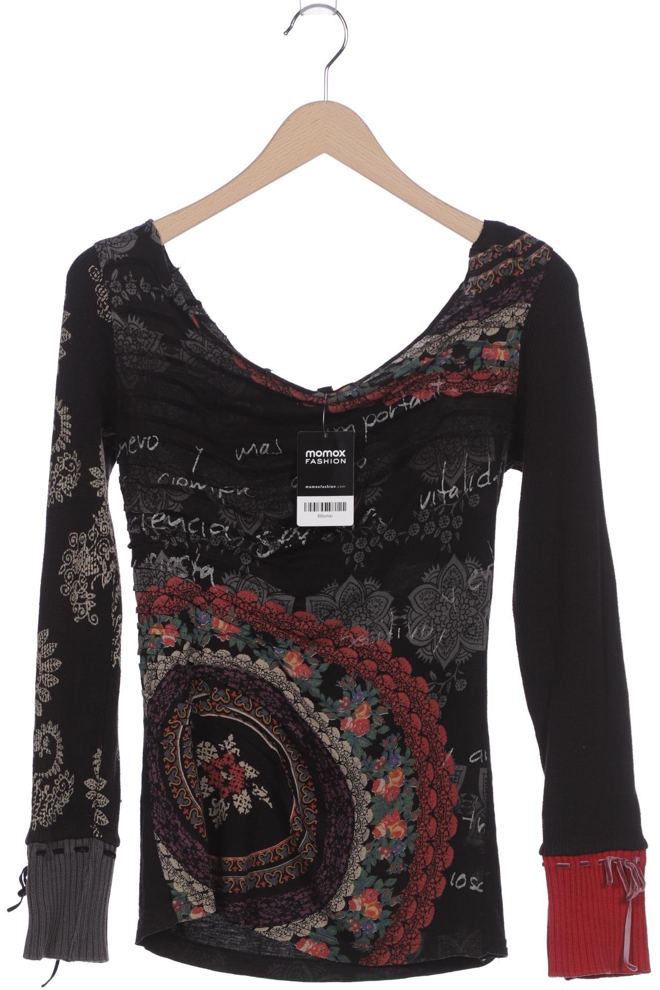 

Desigual Damen Langarmshirt, schwarz, Gr. 36