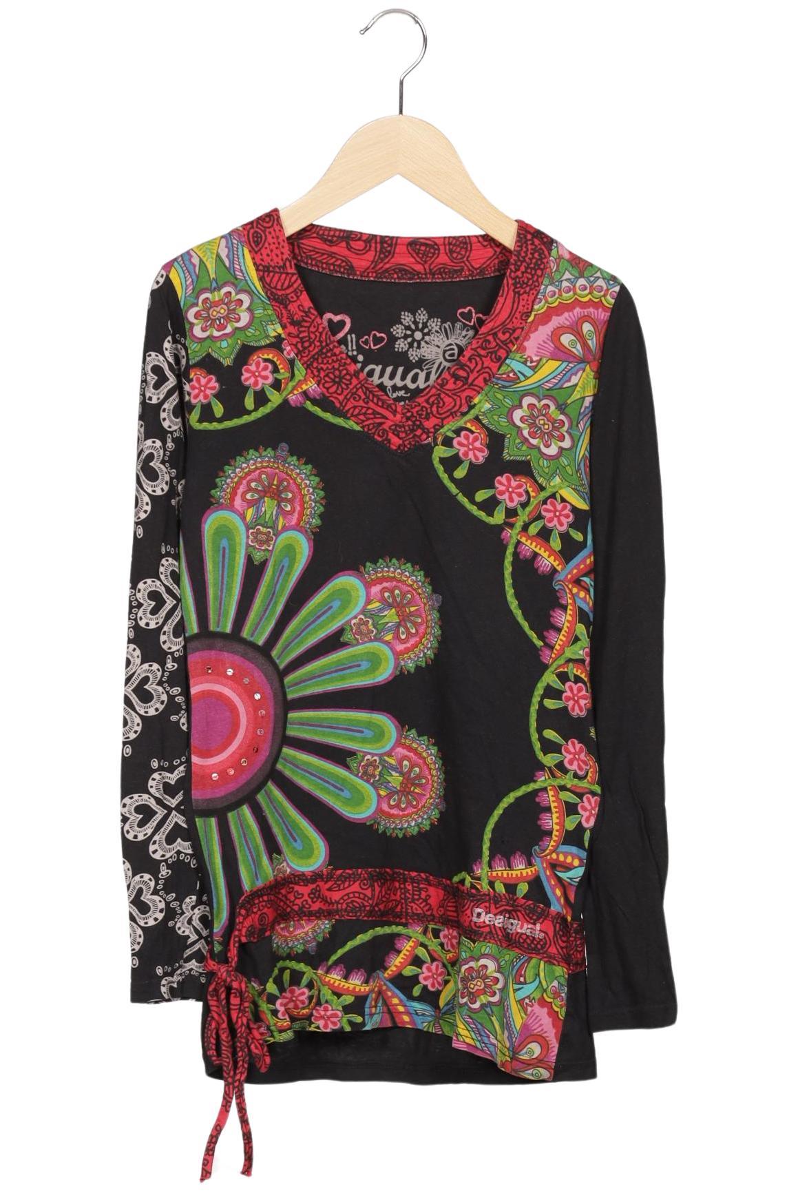 

Desigual Damen Langarmshirt, mehrfarbig, Gr. 36