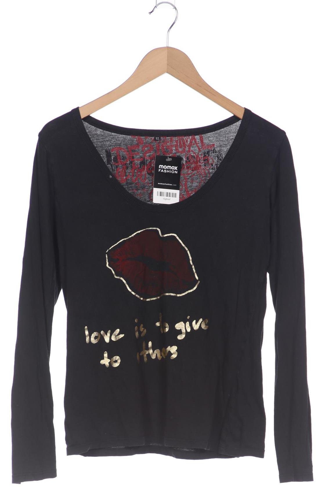 

Desigual Damen Langarmshirt, schwarz, Gr. 44