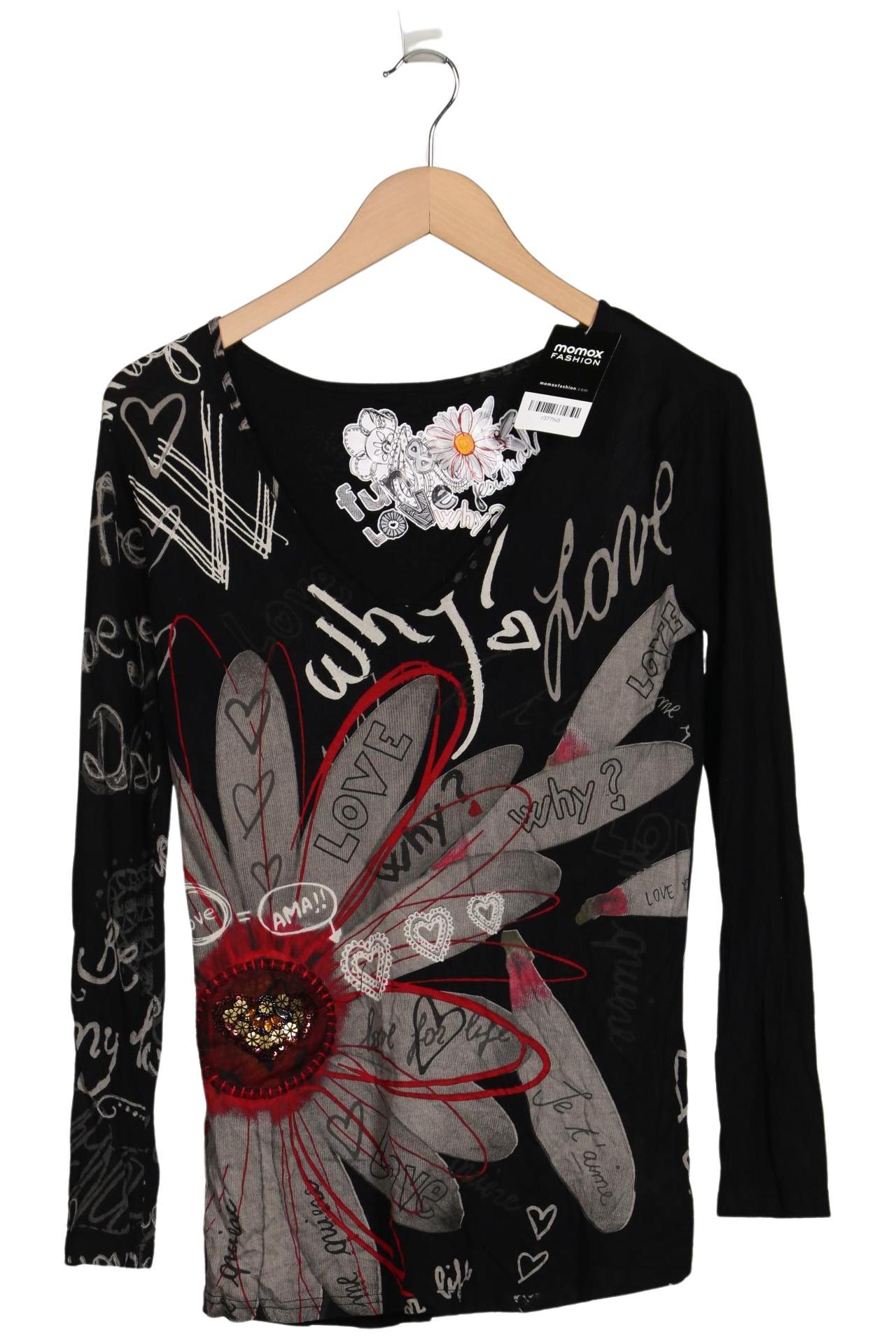 

Desigual Damen Langarmshirt, schwarz, Gr. 42