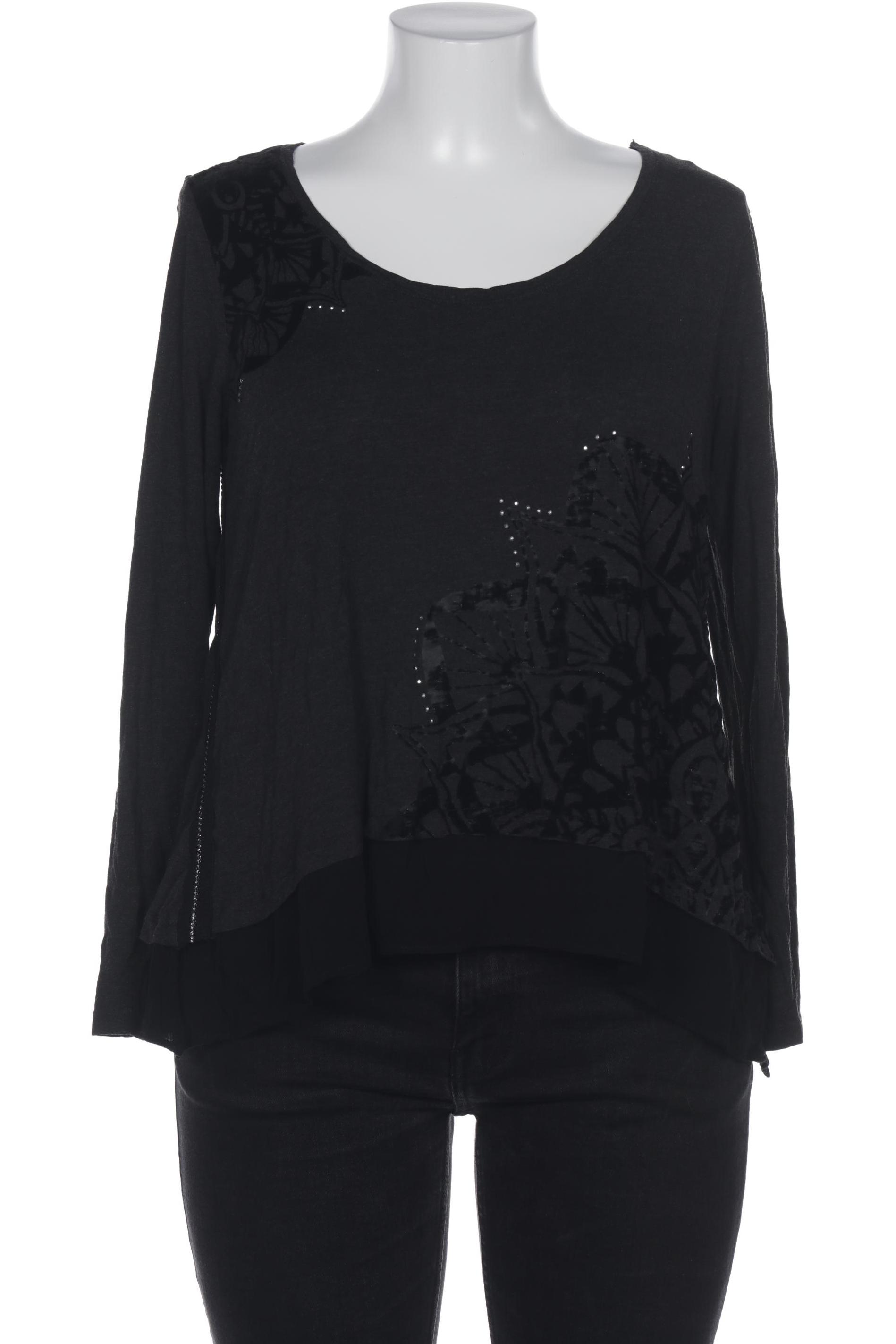 

Desigual Damen Langarmshirt, schwarz, Gr. 46