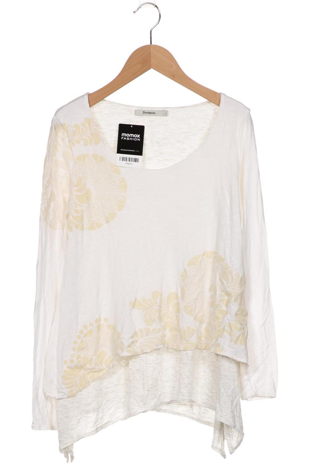 

Desigual Damen Langarmshirt, cremeweiß