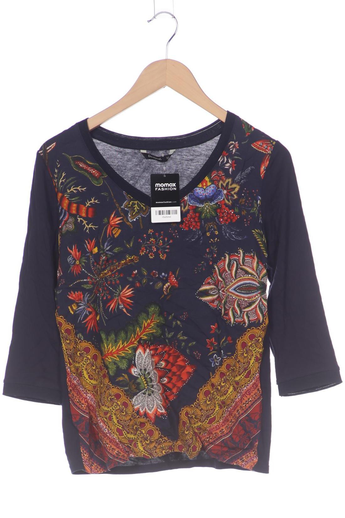 

Desigual Damen Langarmshirt, marineblau, Gr. 38