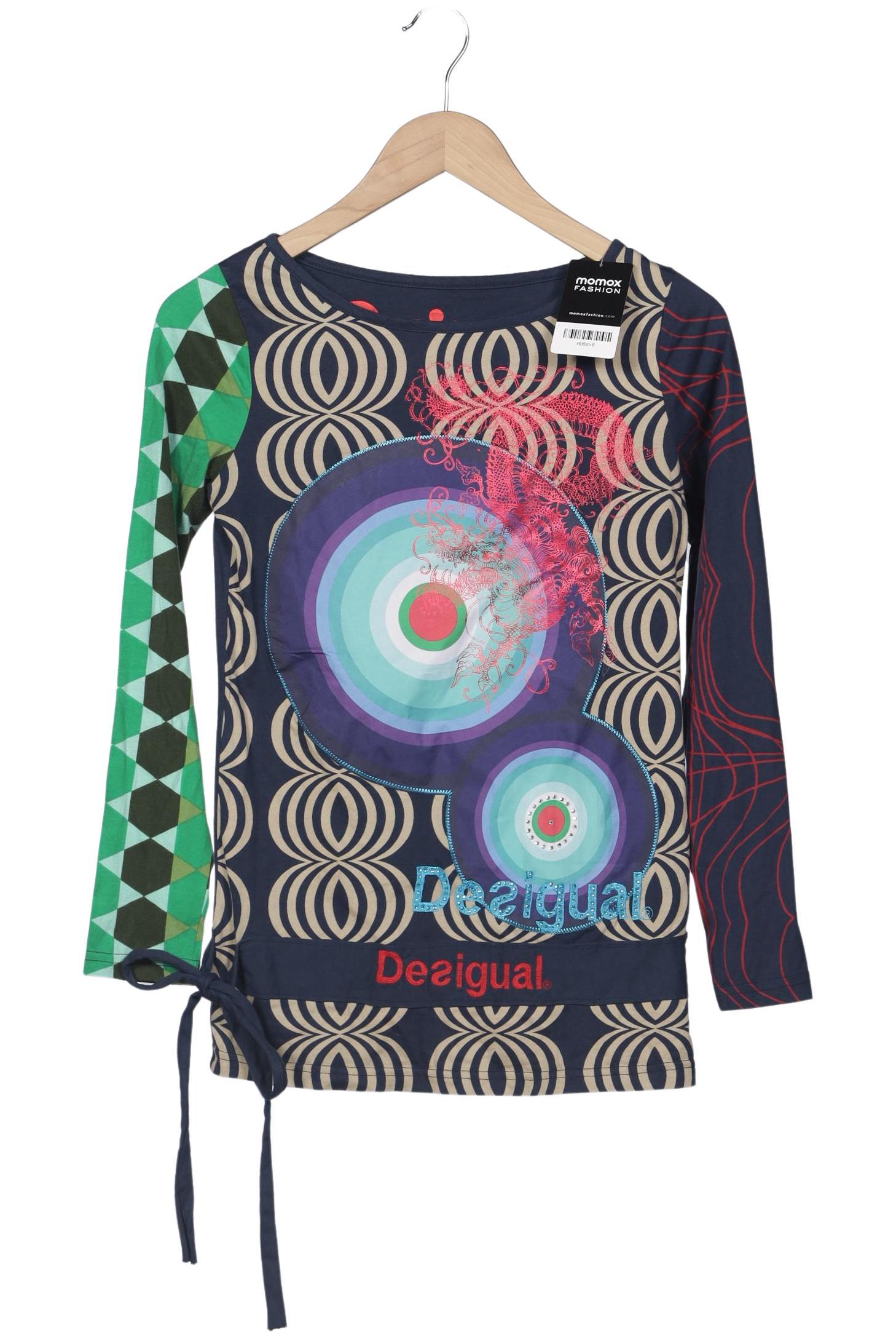

Desigual Damen Langarmshirt, mehrfarbig, Gr. 36