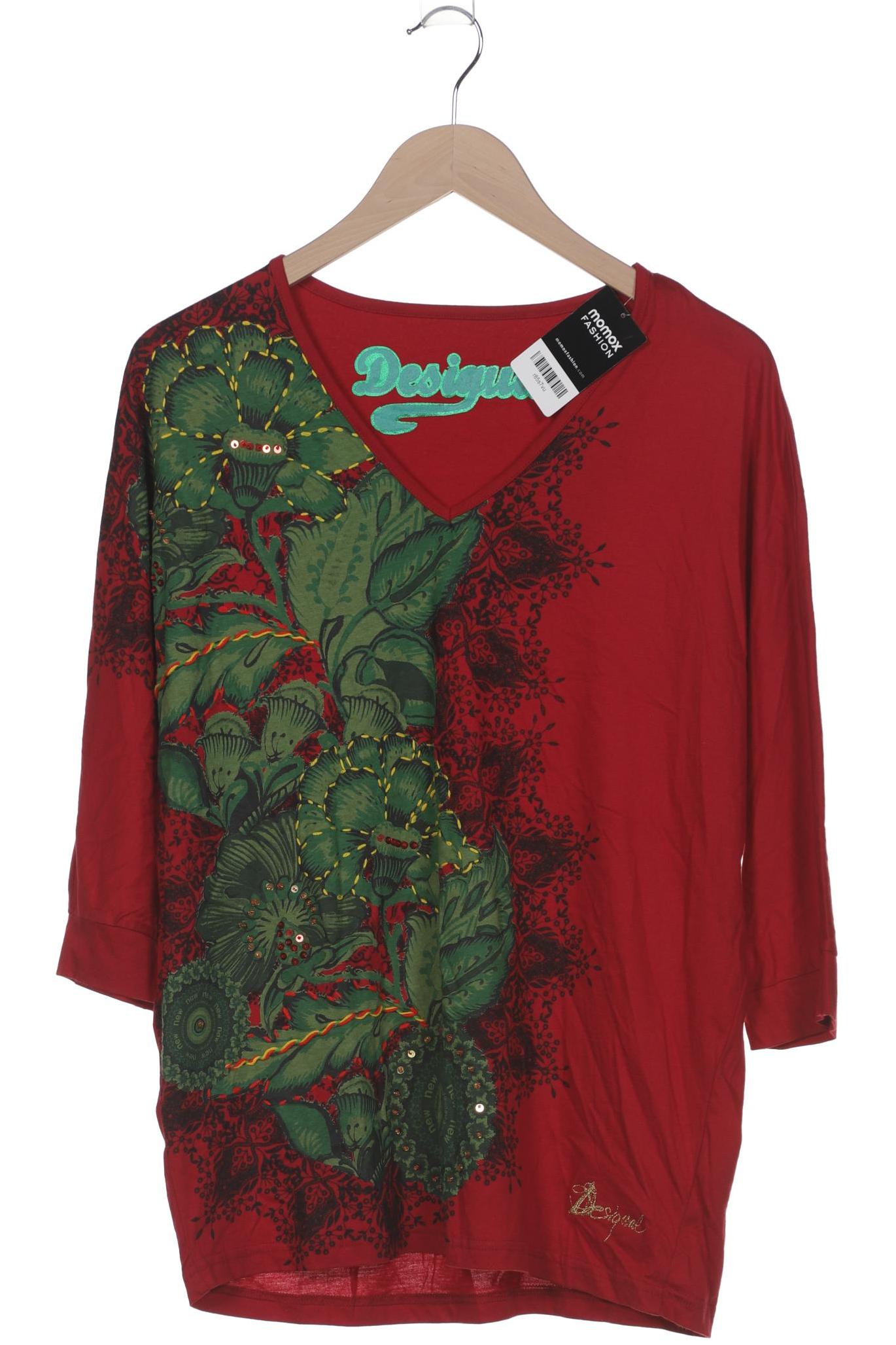 

Desigual Damen Langarmshirt, rot, Gr. 42