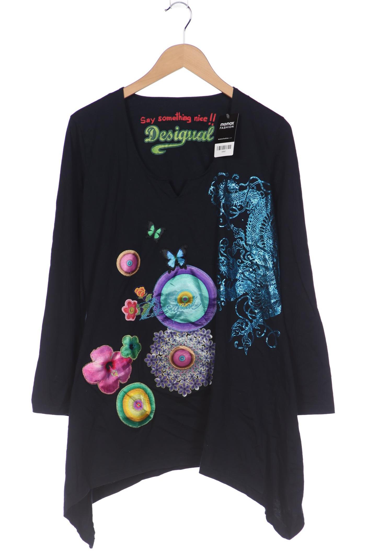 

Desigual Damen Langarmshirt, marineblau