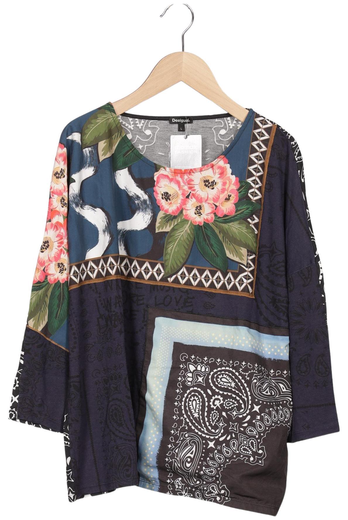 

Desigual Damen Langarmshirt, mehrfarbig, Gr. 42