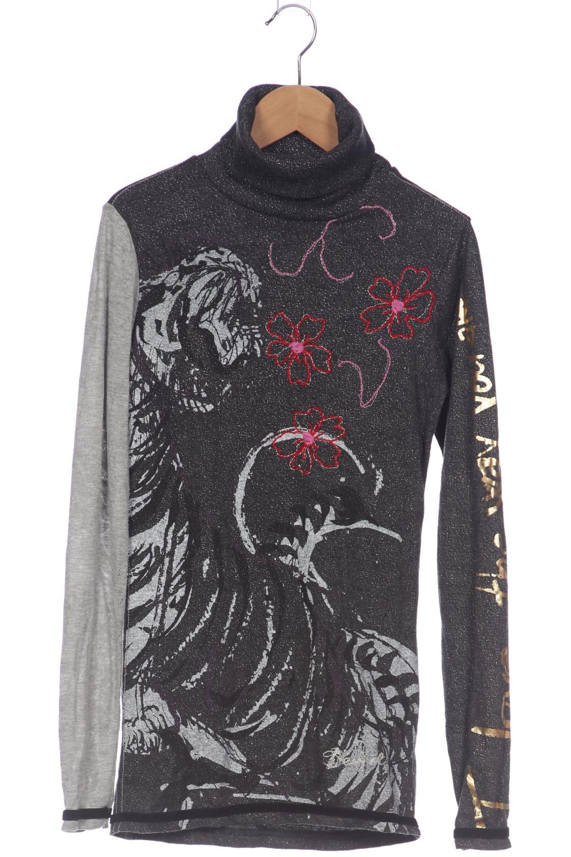 

Desigual Damen Langarmshirt, grau, Gr. 36