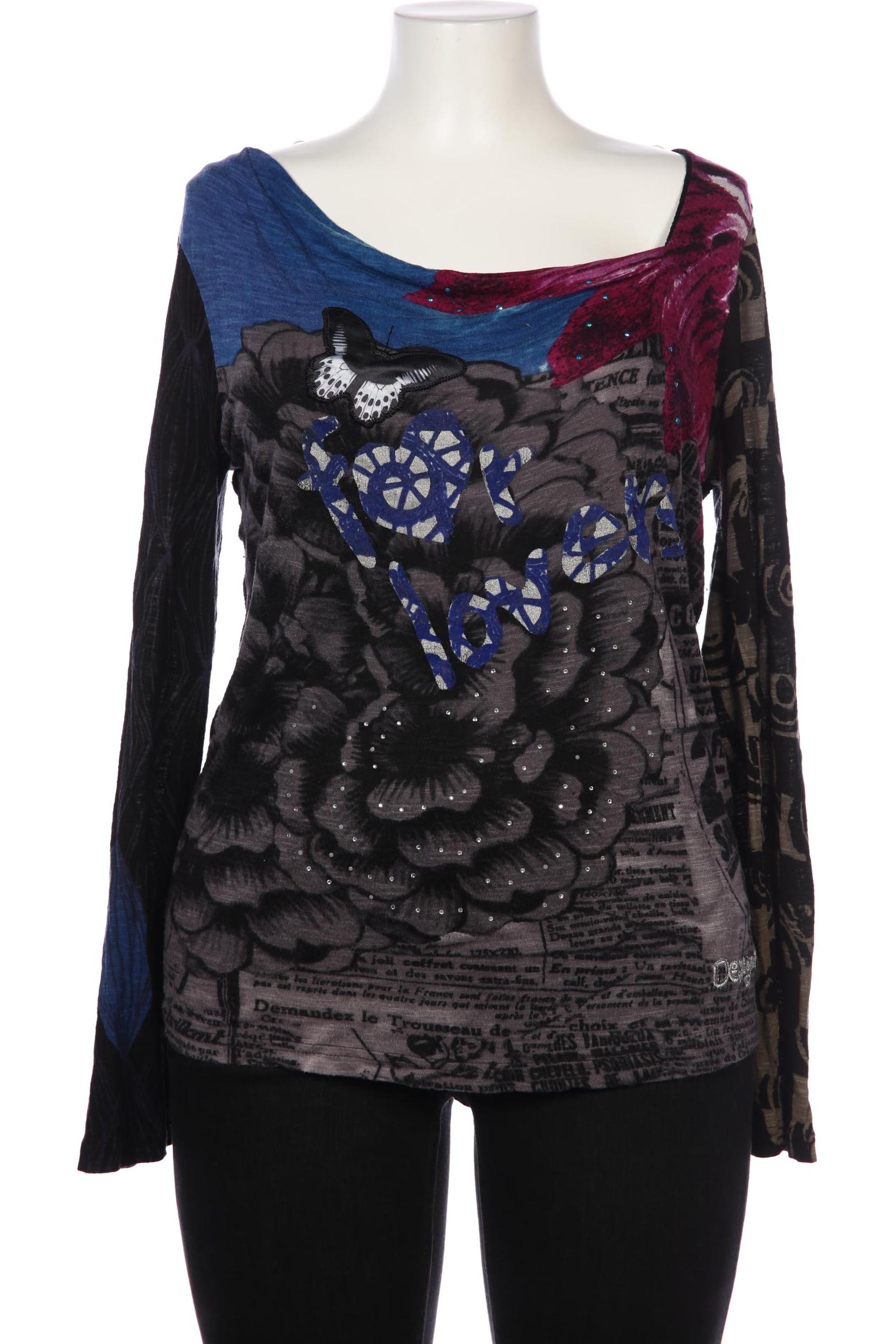 

Desigual Damen Langarmshirt, schwarz, Gr. 44