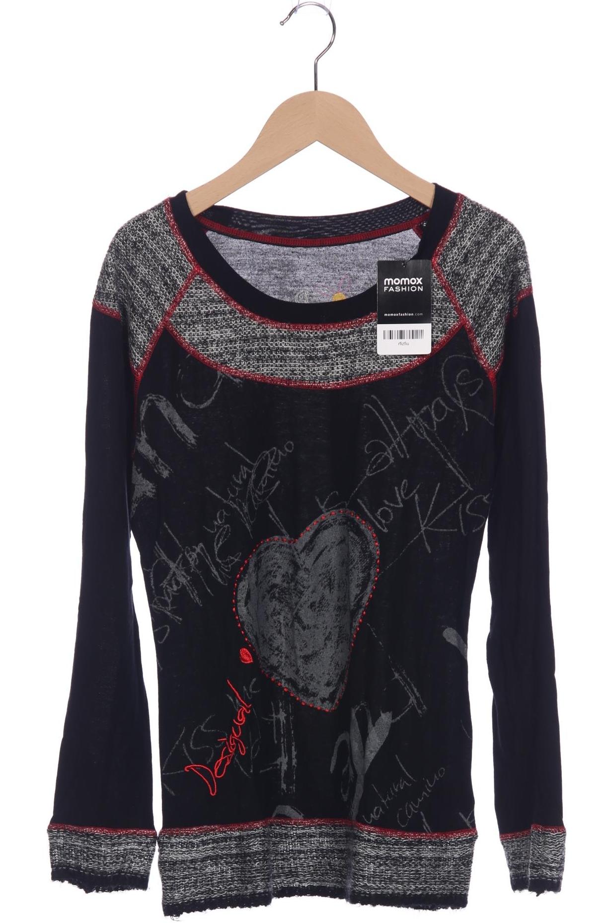 

Desigual Damen Langarmshirt, schwarz, Gr. 42
