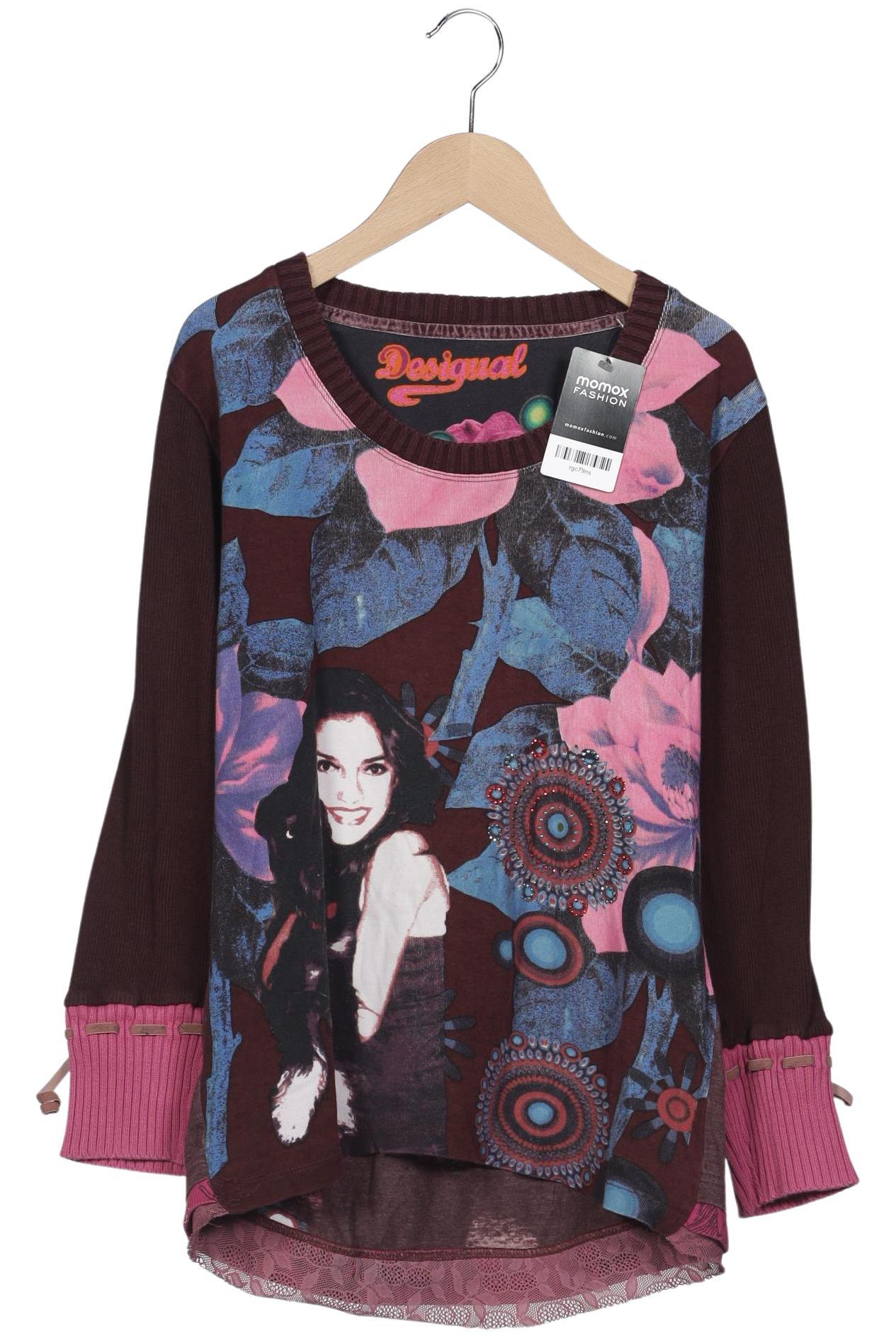 

Desigual Damen Langarmshirt, bordeaux, Gr. 44