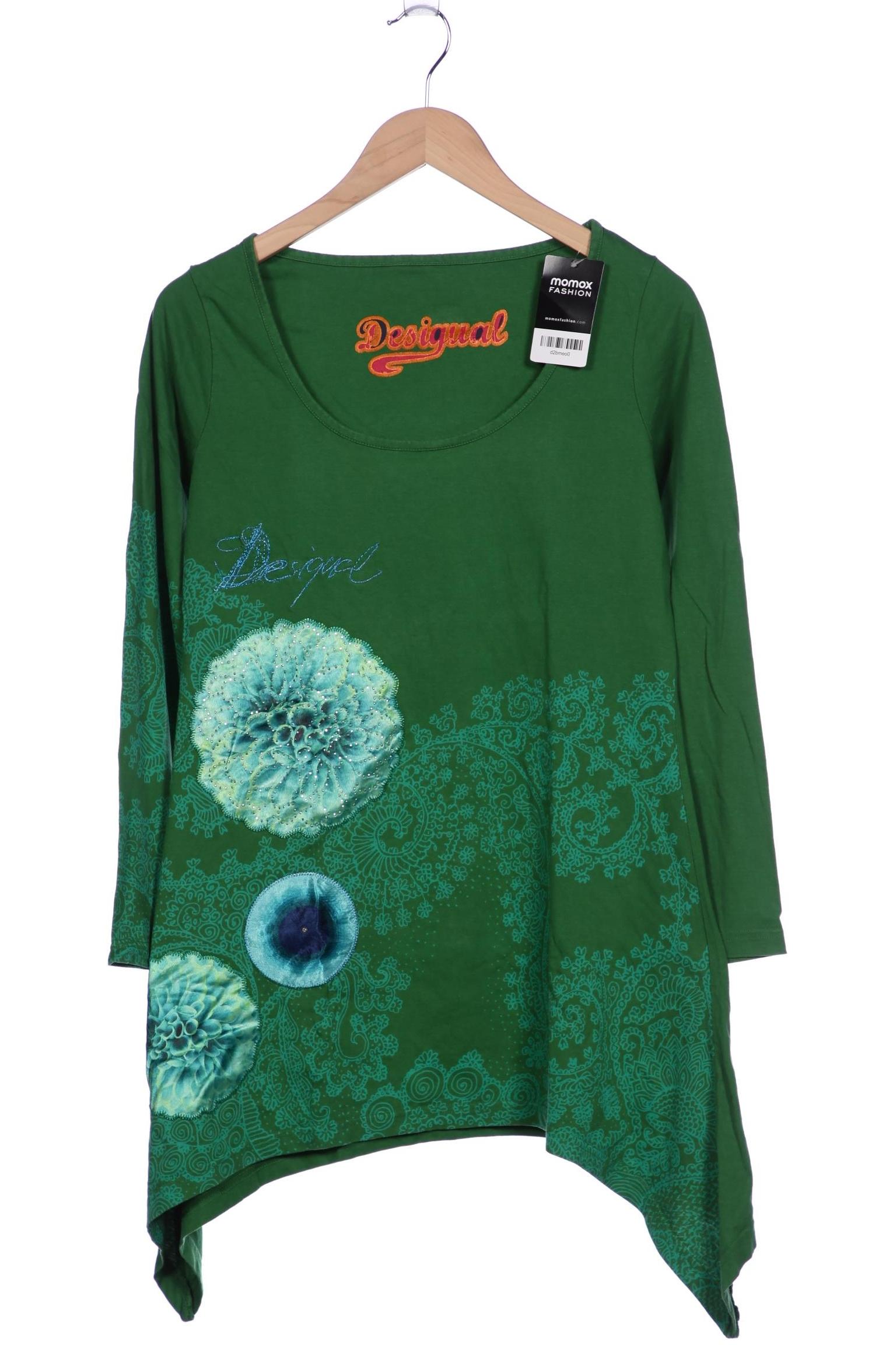 

Desigual Damen Langarmshirt, grün, Gr. 42
