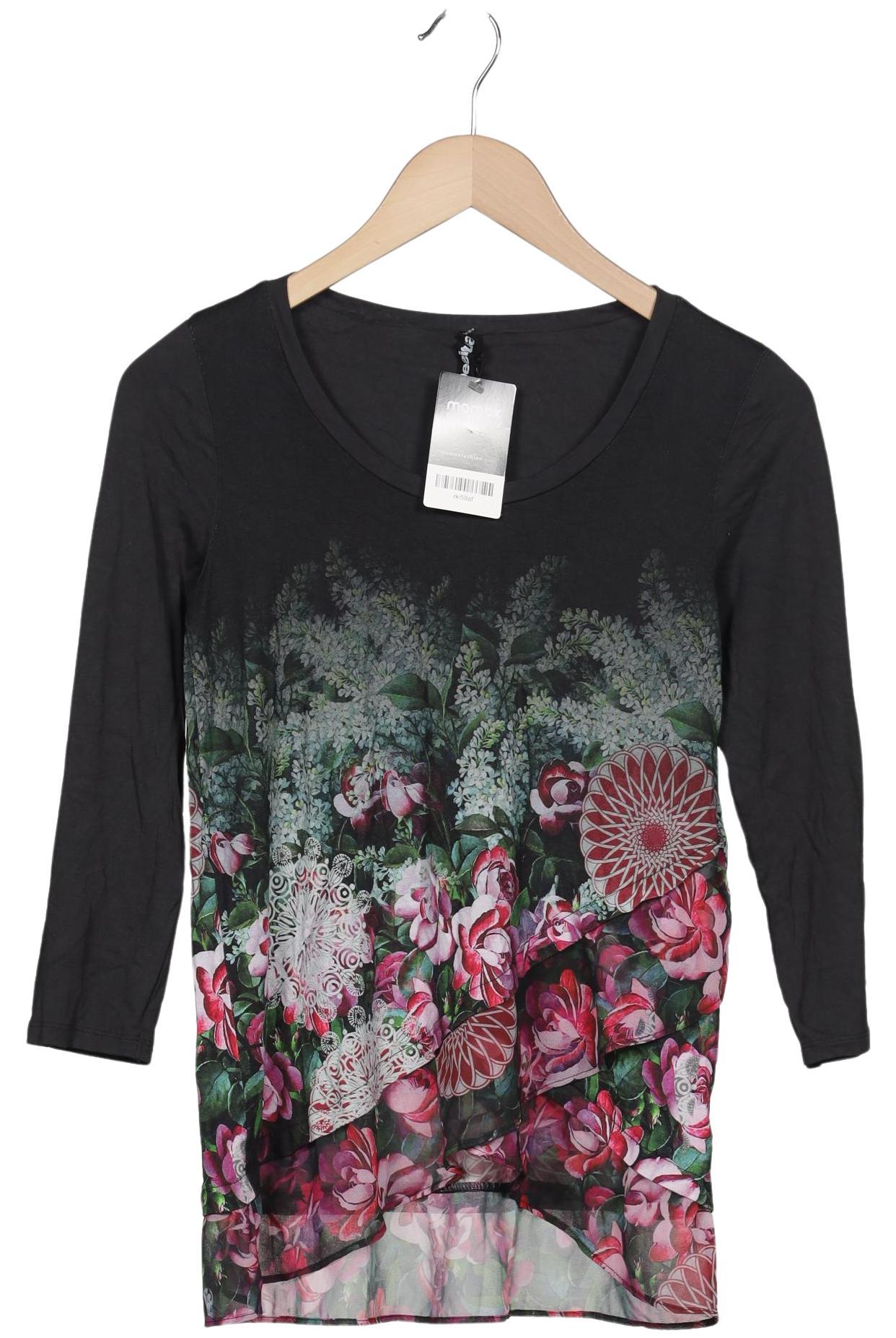 

Desigual Damen Langarmshirt, schwarz, Gr. 38