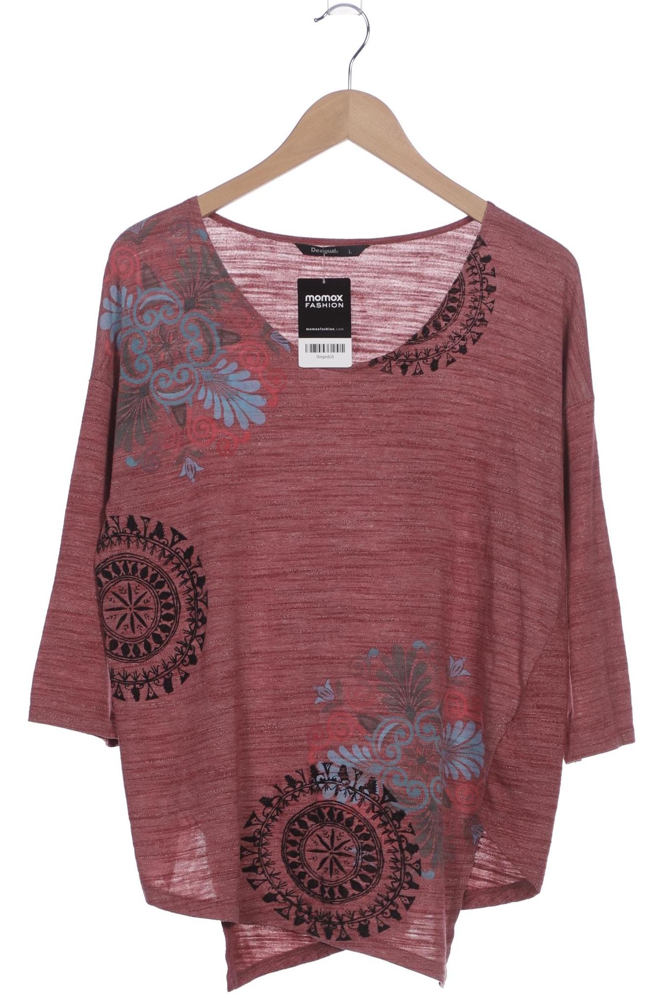 

Desigual Damen Langarmshirt, bordeaux, Gr. 42