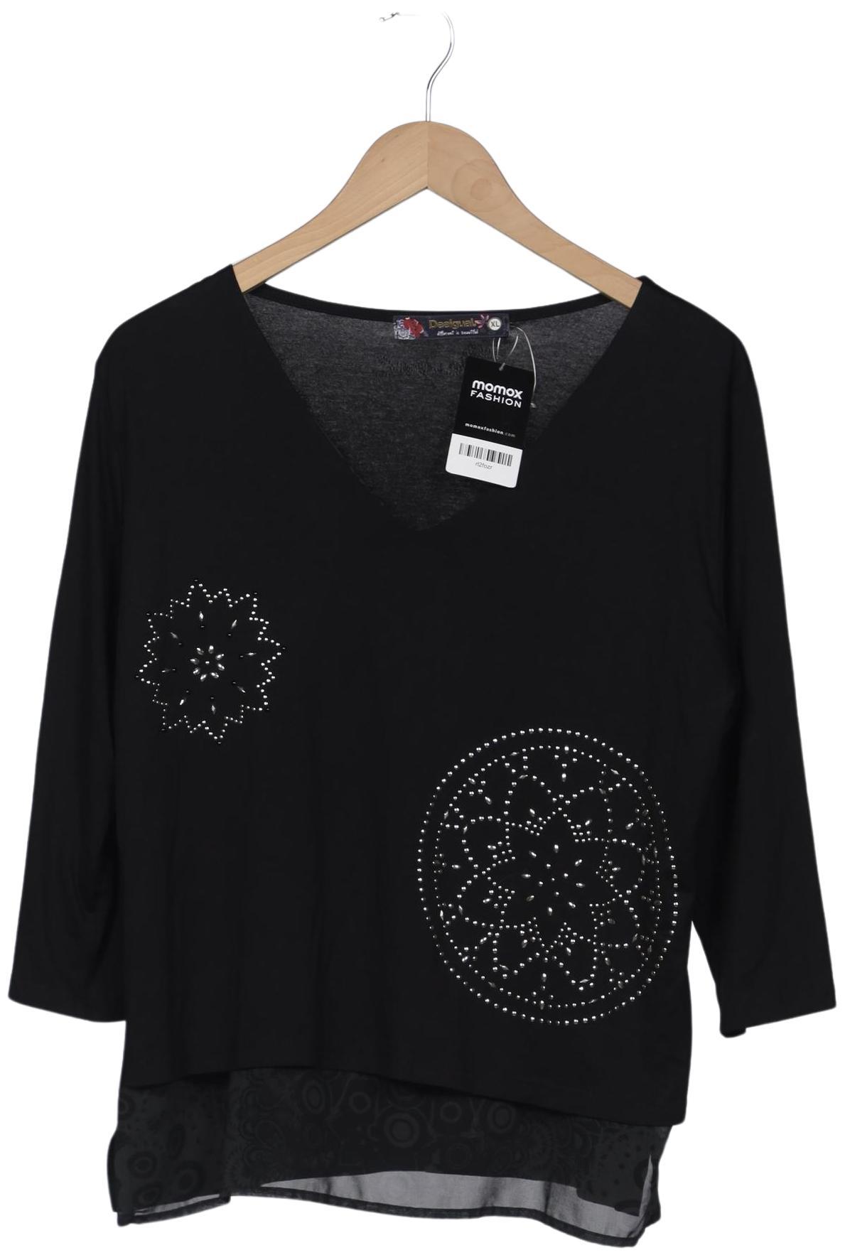 

Desigual Damen Langarmshirt, schwarz, Gr. 44