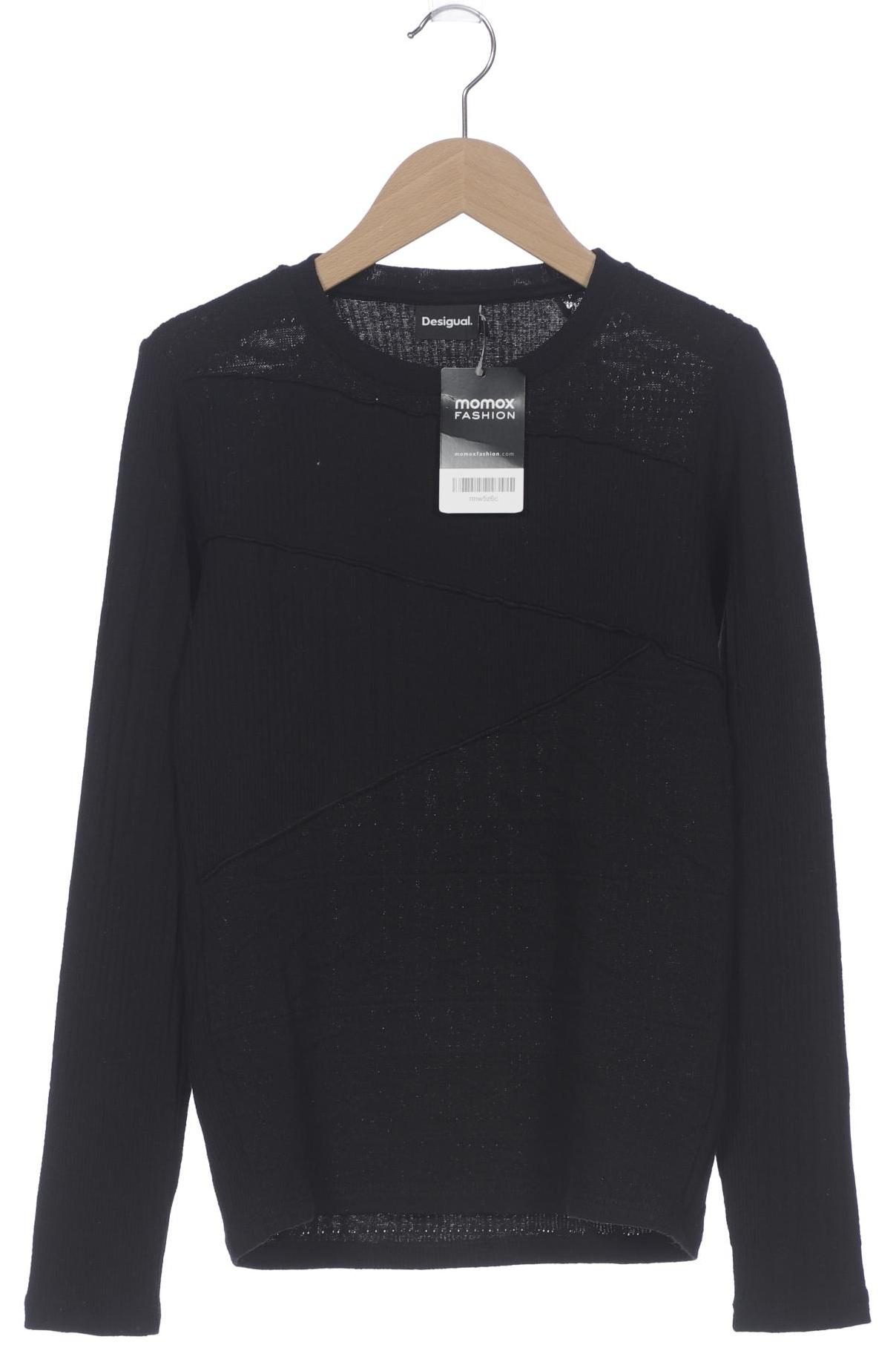 

Desigual Damen Langarmshirt, schwarz, Gr. 36