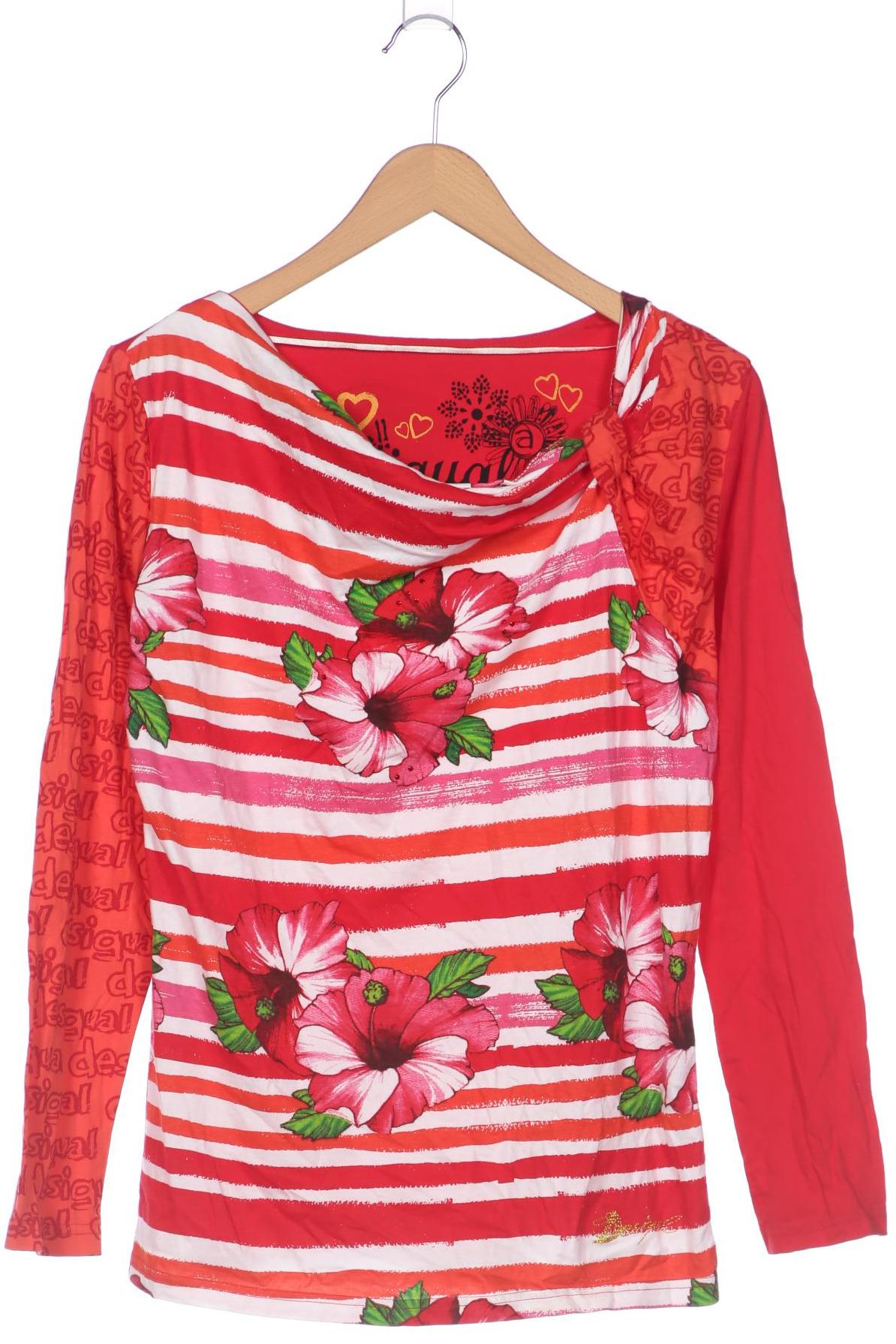 

Desigual Damen Langarmshirt, rot, Gr. 44